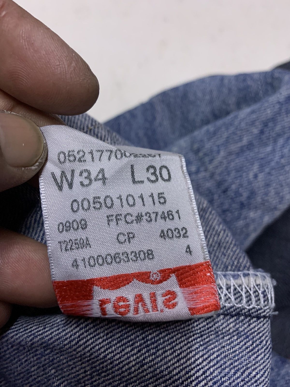 Levi's Vintage Clothing Levis Distressed denim custom Size US 34 / EU 50 - 21 Thumbnail