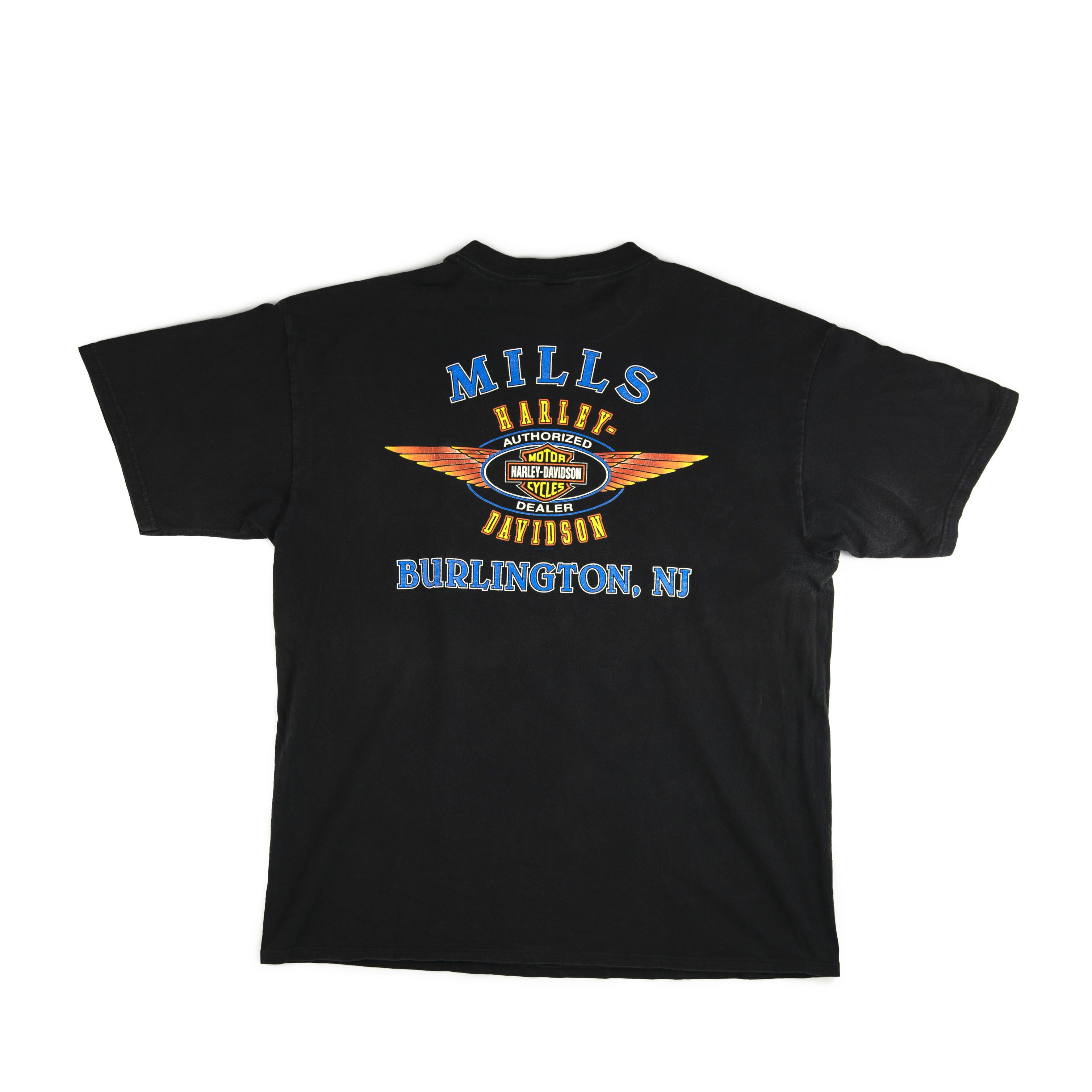 Harley Davidson Vintage 1999 Harley Davidson Eagle Tee Shirt Size US XXL / EU 58 / 5 - 2 Thumbnail