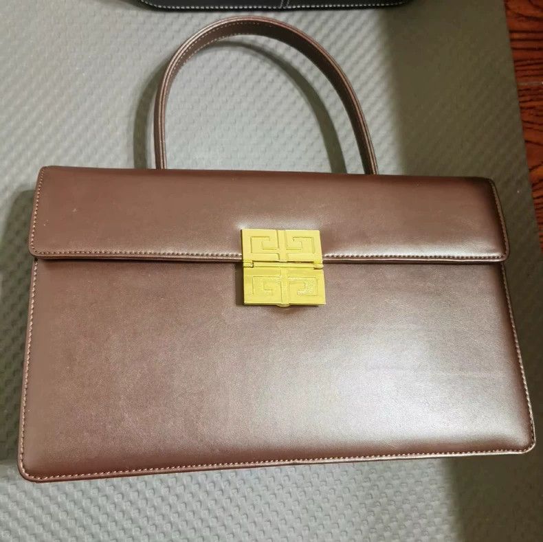Givenchy Givenchy Four-Panel Brown Accordion Kelly, Handbag, Should Size ONE SIZE - 1 Thumbnail