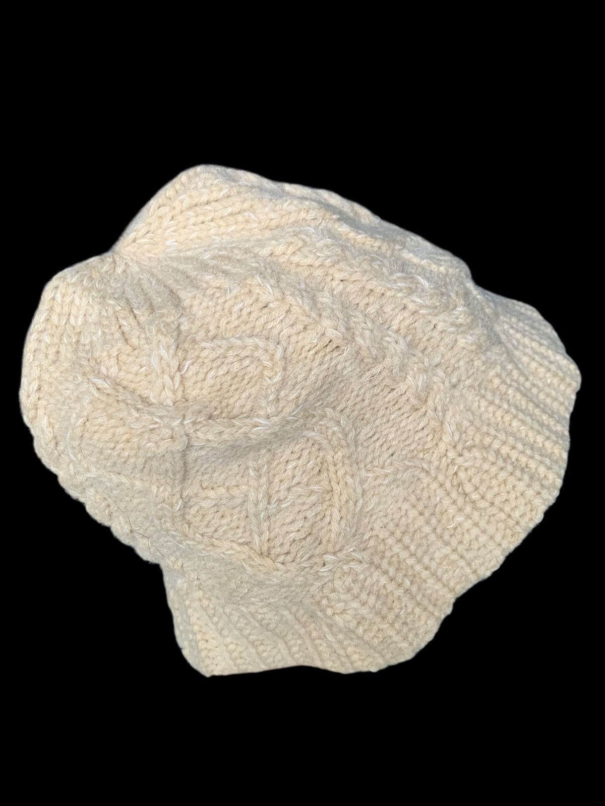 Japanese Brand × Kapital × Vintage Crochet Cable Knitted Hat Japanese Brand Size ONE SIZE - 5 Thumbnail