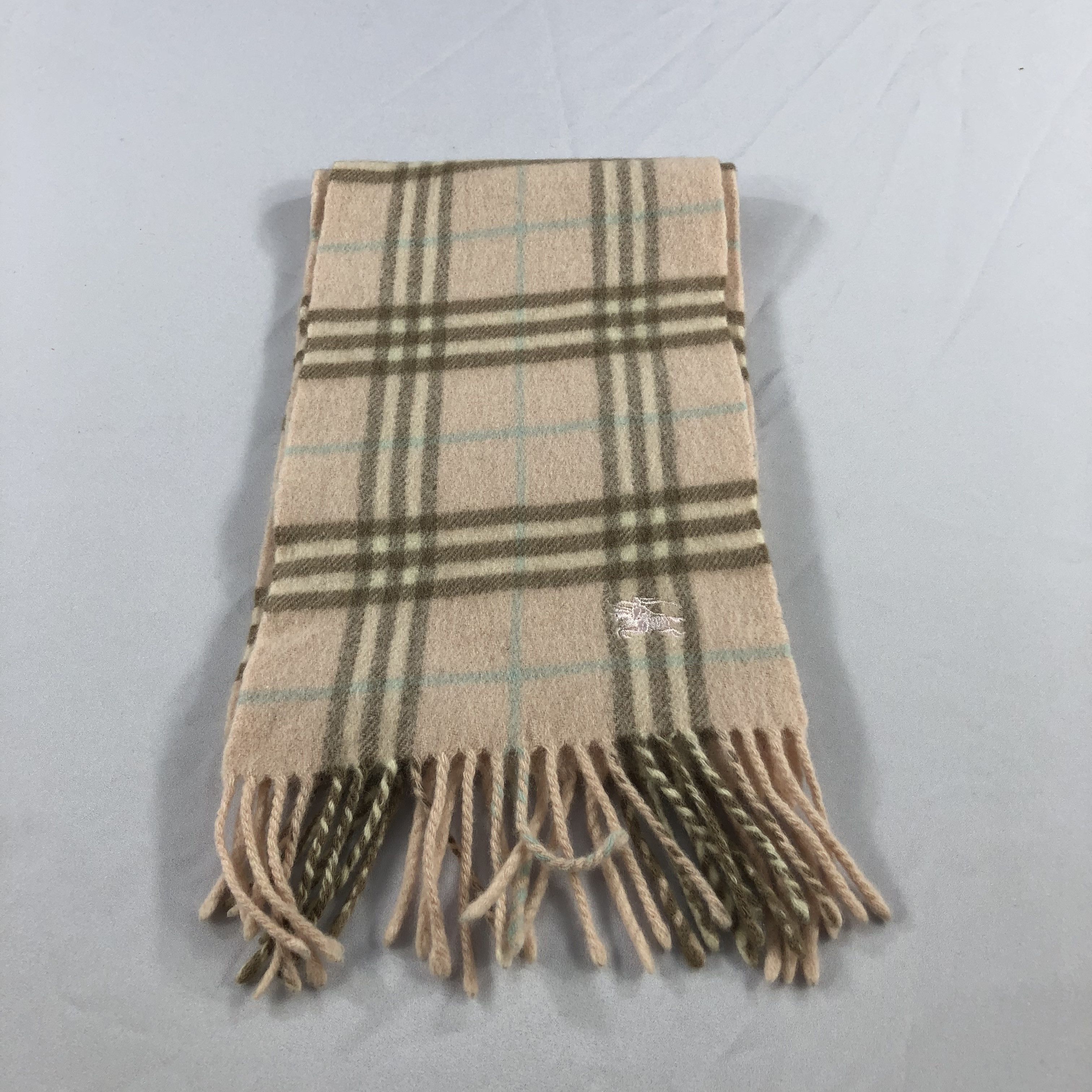 Burberry Burberry Nova Check Cashmere Merino Scarf Muffler V1050 Size ONE SIZE - 2 Thumbnail