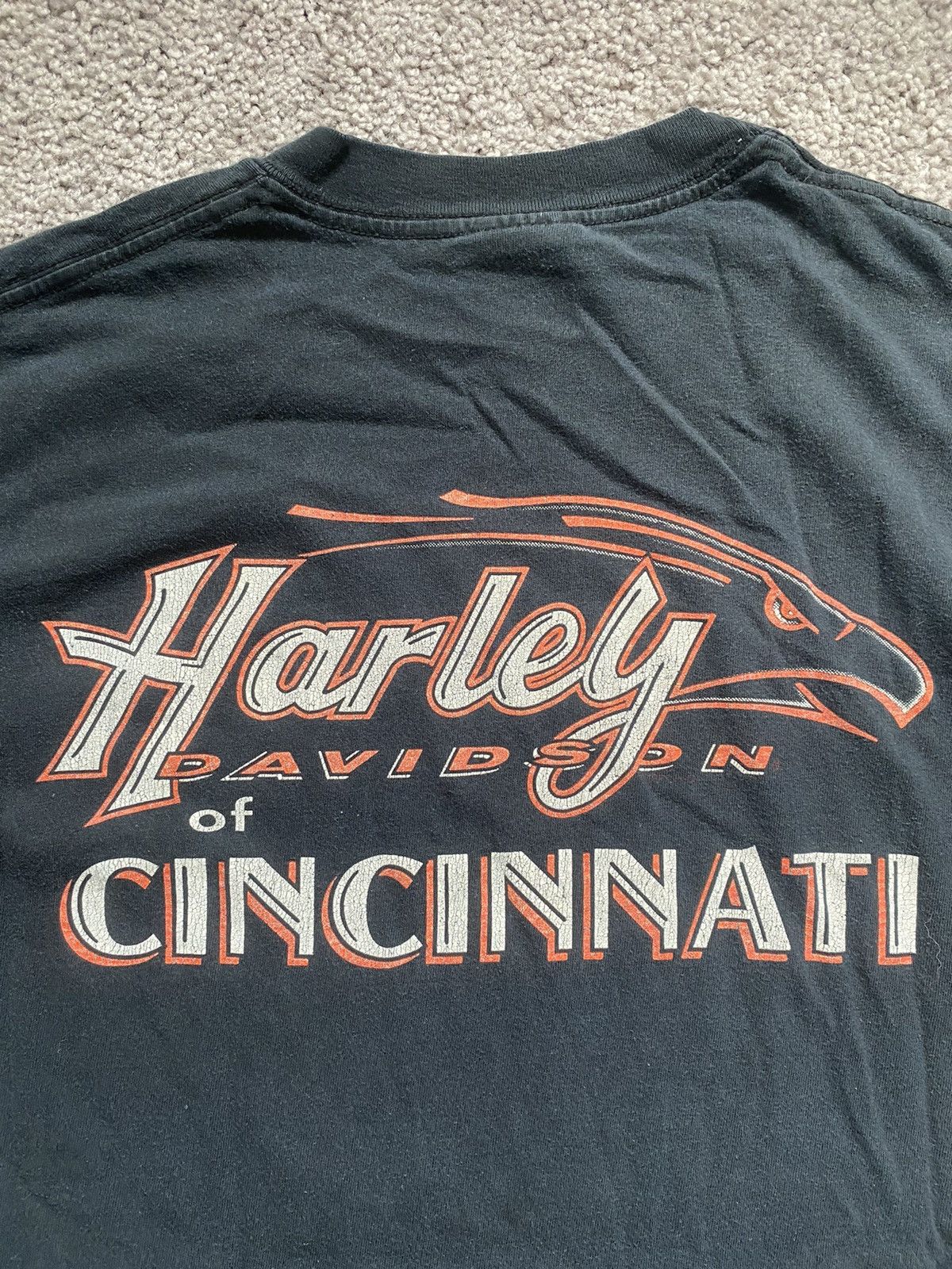 Harley Davidson × Vintage Vintage Y2K Harley Davidson Tee Shirt Size US L / EU 52-54 / 3 - 4 Thumbnail
