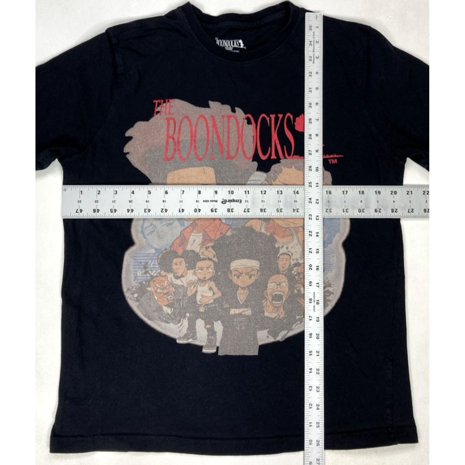 Vintage VINTAGE The Boondocks Graphic T-shirt Men Medium Black Short Sleeve Anime TV Size US M / EU 48-50 / 2 - 6 Thumbnail