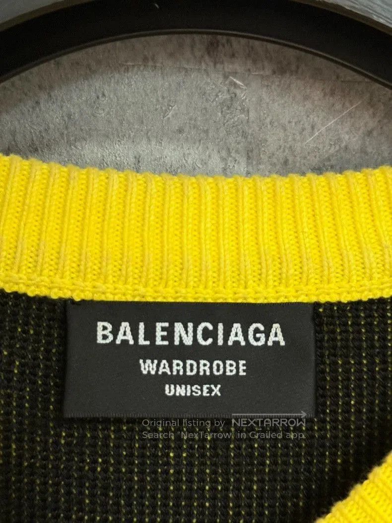 Balenciaga Balenciaga Logo Print Crewneck Sweater. Size US S / EU 44-46 / 1 - 3 Thumbnail