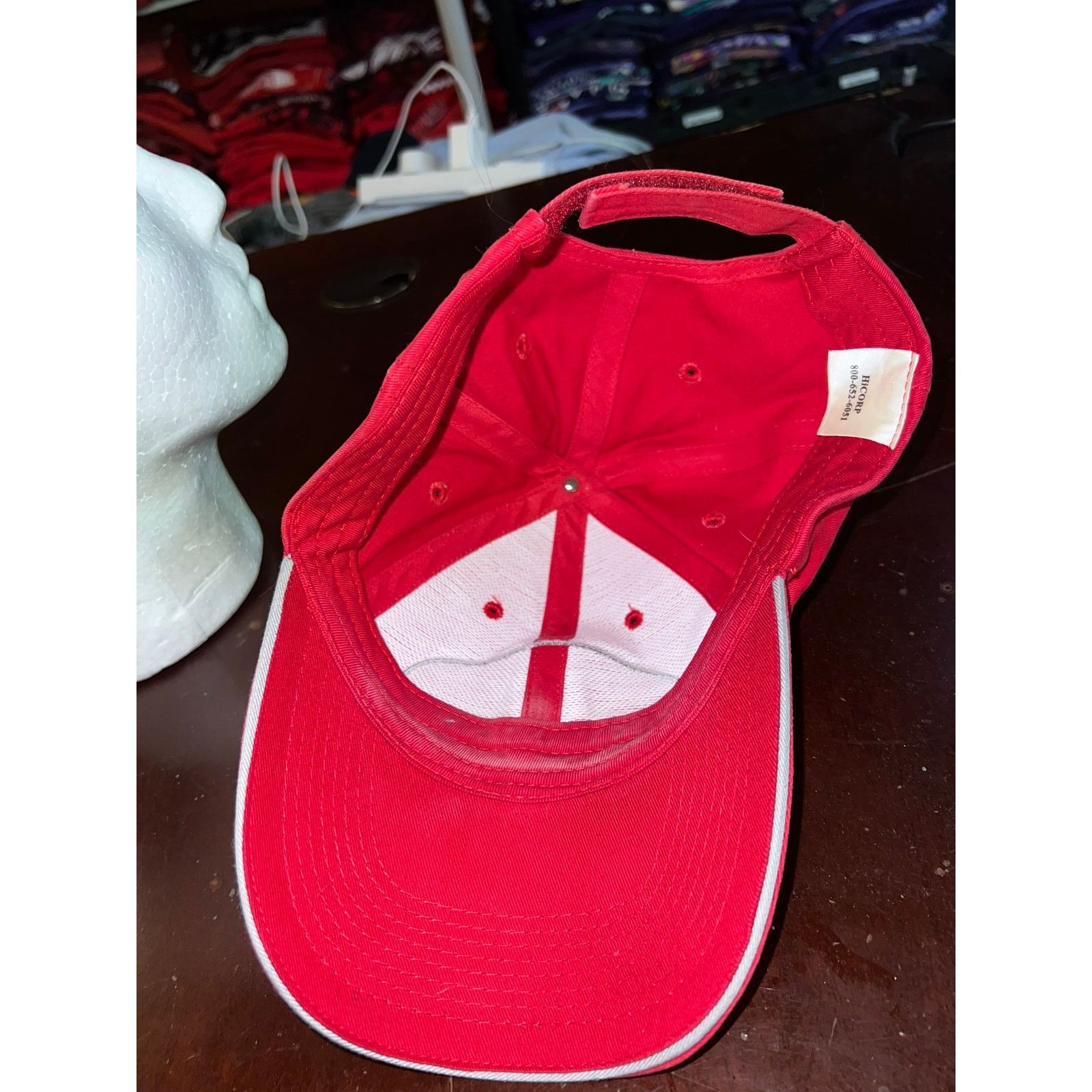 Vintage Vintage Yamaha Hat Skeeter Performance Cap Headwear Red OS Size ONE SIZE - 7 Thumbnail