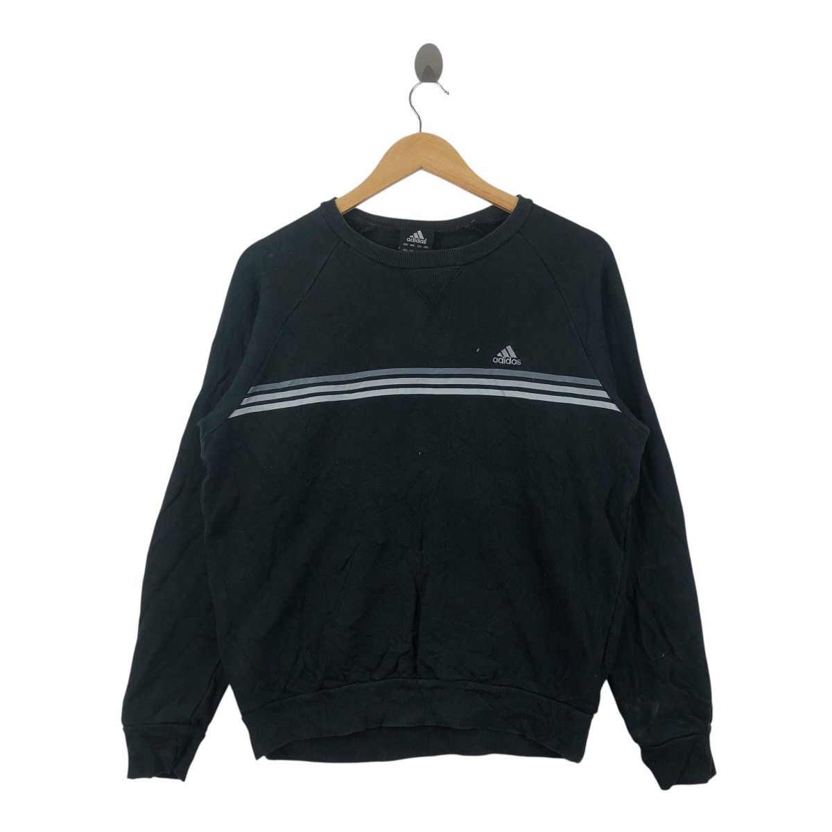Adidas Vintage ADIDAS EQUIPMENT Stripes Sweatshirt Size US L / EU 52-54 / 3 - 1 Thumbnail