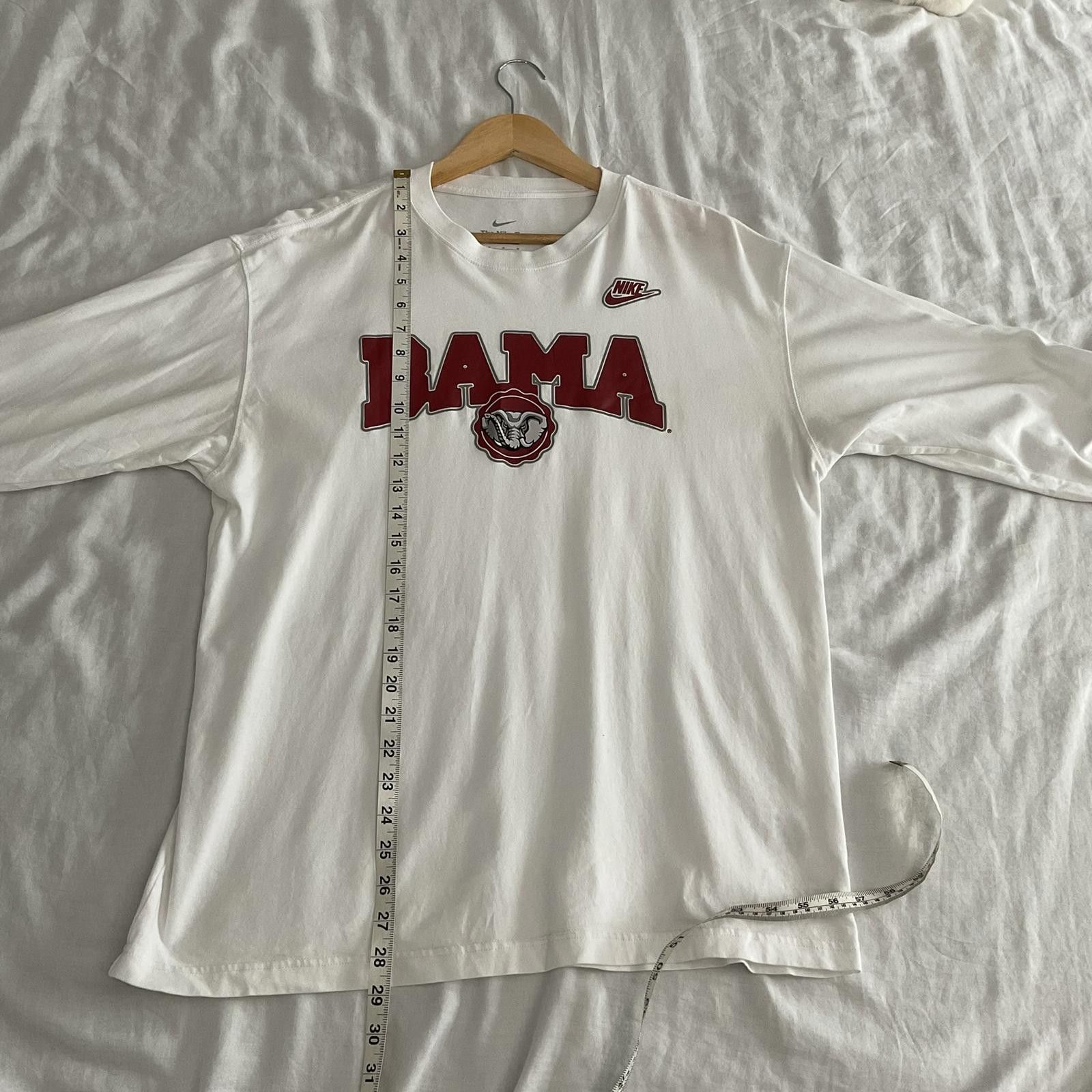 Nike NIKE bama alabama white long sleeve tee shirt tshirt medium Size US M / EU 48-50 / 2 - 5 Thumbnail