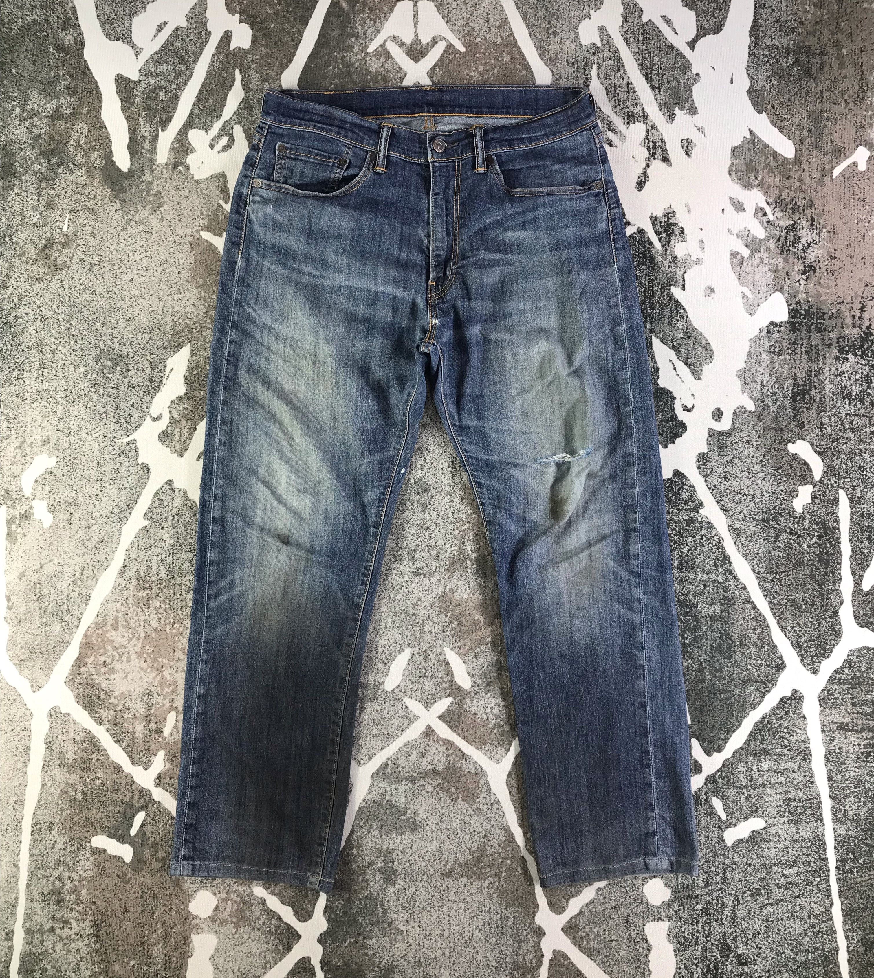 Vintage Levis 505 Jeans Blue Wash Denim KJ2253