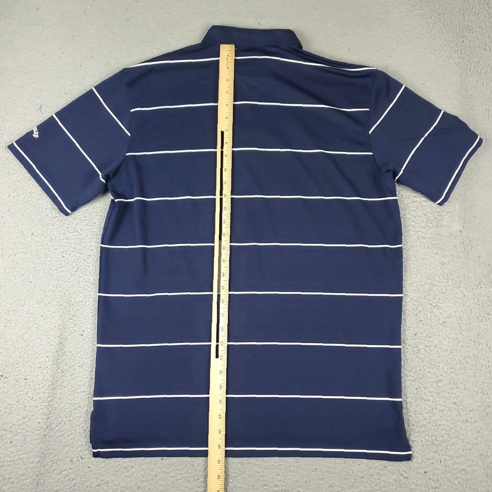 Callaway Callaway Polo Shirt Mens Size Medium Blue Striped Casual Golf Short Sleeve Shirt Size US M / EU 48-50 / 2 - 4 Thumbnail