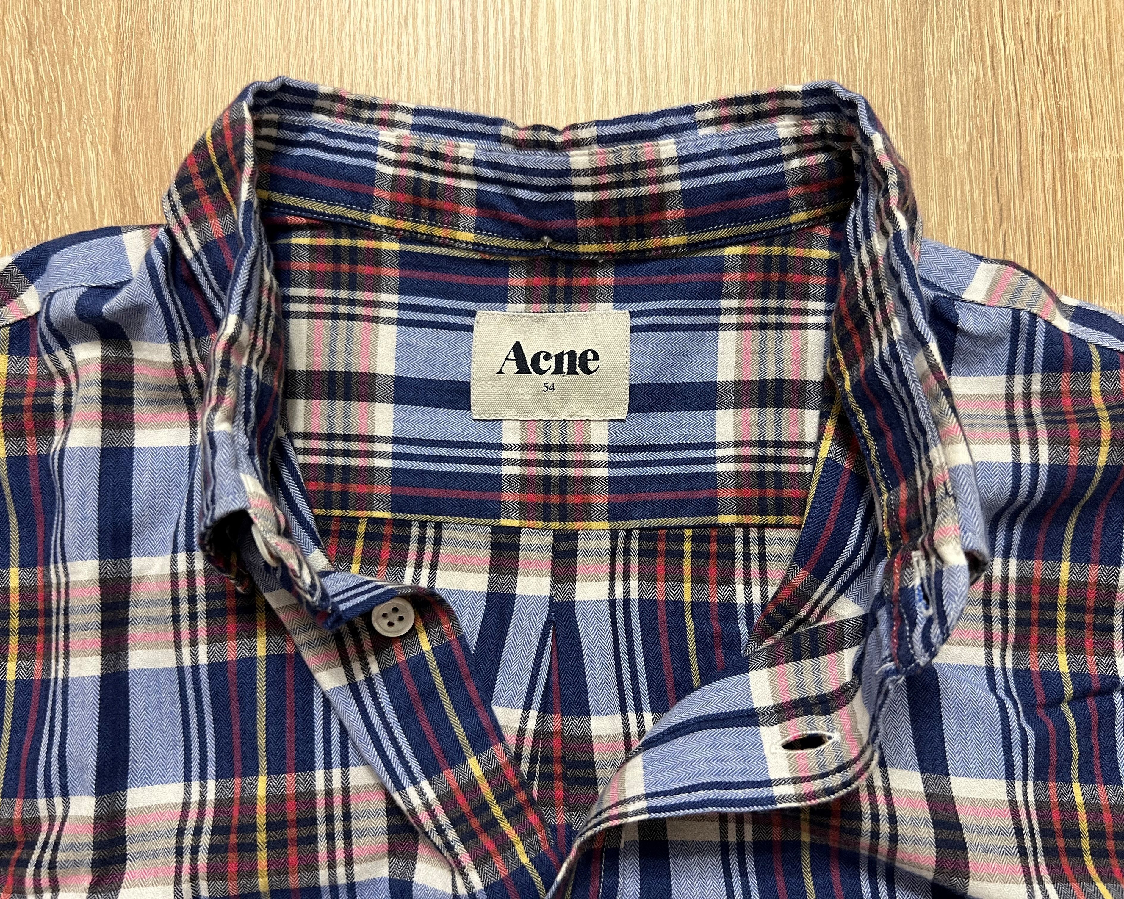 Acne Studios ACNE STUDIOS SRTAIGHT CHECK SHIRT Size US XL / EU 56 / 4 - 4 Thumbnail
