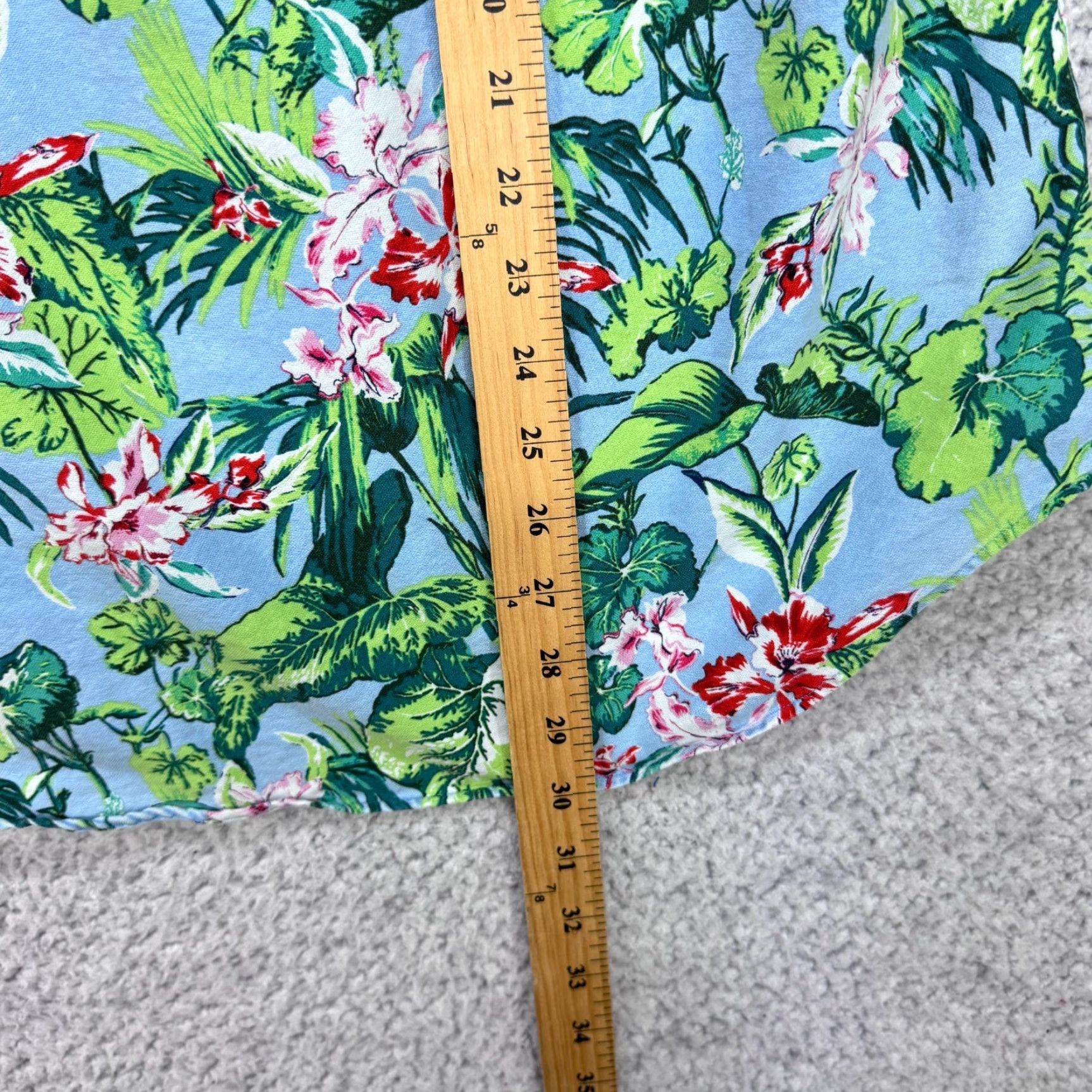 Polo Ralph Lauren VINTAGE Polo Ralph Lauren Slim Fit Floral Aloha Button Down Short Sleeve Oxford Shirt L Size US L / EU 52-54 / 3 - 5 Thumbnail