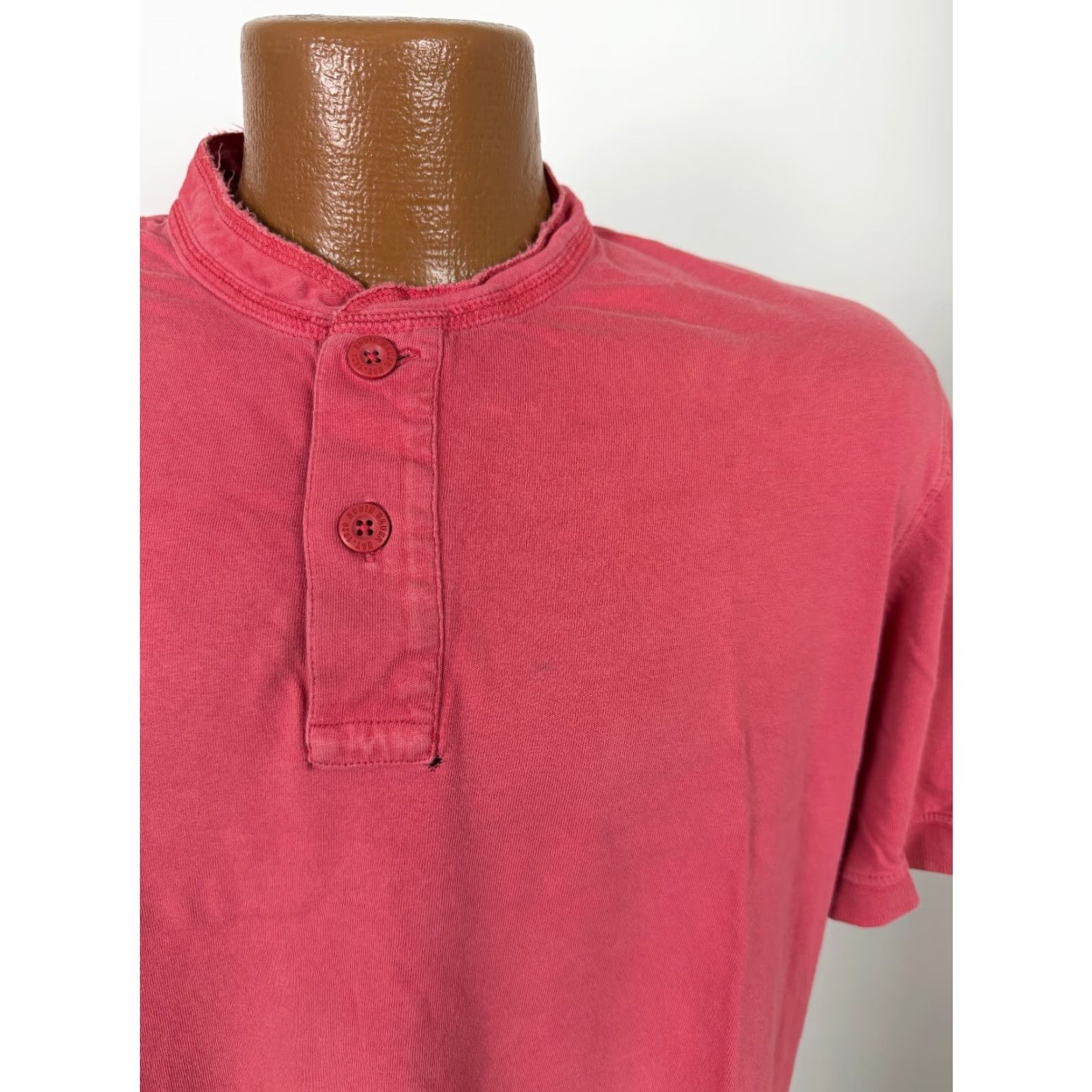 Eddie Bauer VINTAGE Eddie Bauer Henley Shirt Men M Pink Cotton Jersey Short Sleeve Regular Fit T-Shirt Outdoor 90s Size US M / EU 48-50 / 2 - 3 Thumbnail
