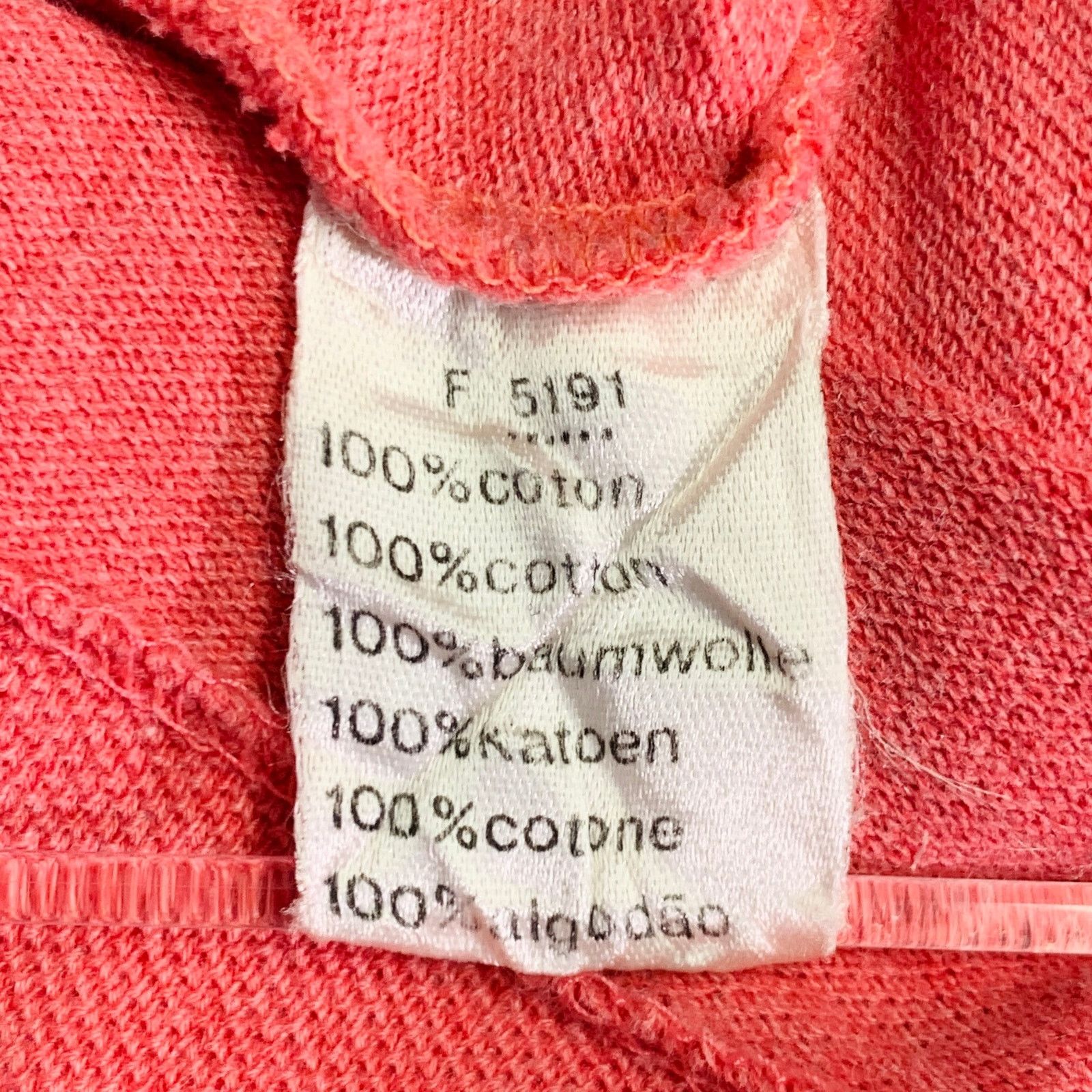 Lacoste LACOSTE Size XL Red Coral Cotton Short Sleeve Polo Size US XL / EU 56 / 4 - 7 Thumbnail