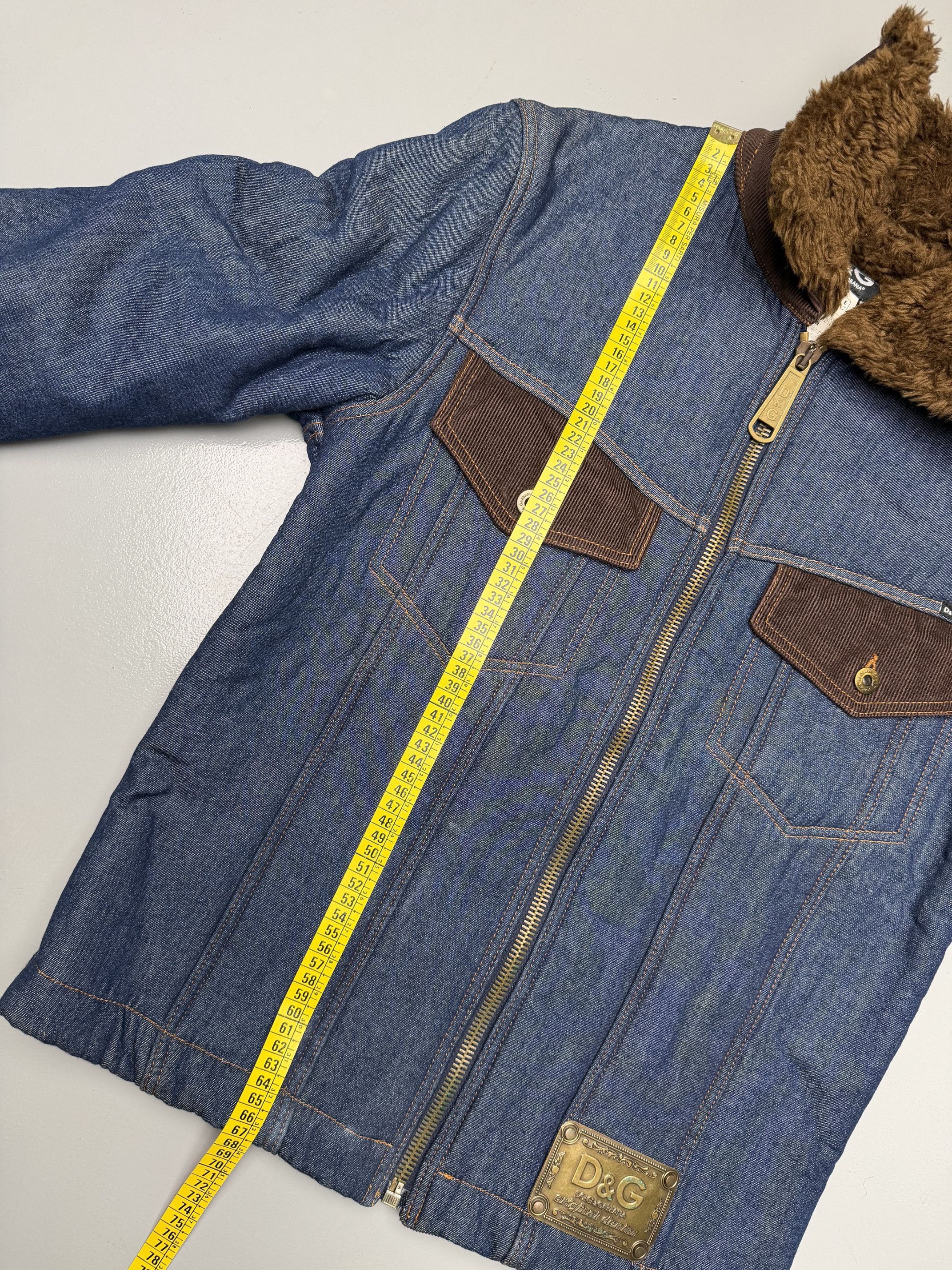 Dolce & Gabbana vintage D&G faux fur lined denim trucket jacket Size US M / EU 48-50 / 2 - 15 Thumbnail