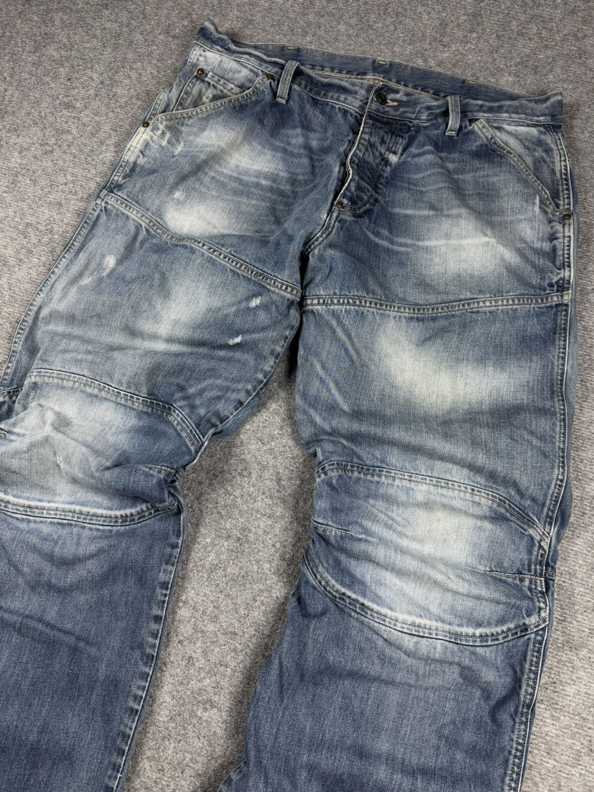 G-Star × Japanese Brand Vintage Pants G Star Raw Y2K Denim Flared Baggy Japan Style Size US 38 / EU 54 - 4 Thumbnail