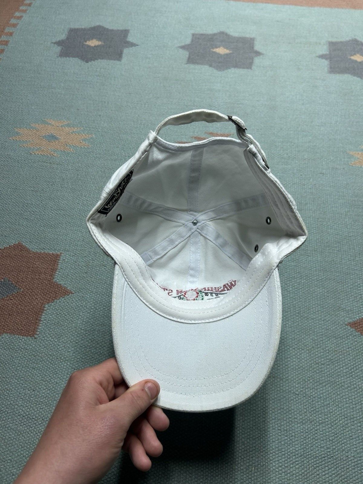 Vintage Vtg strapback hat Washington state cougars rose bowl 2003 Size ONE SIZE - 5 Thumbnail