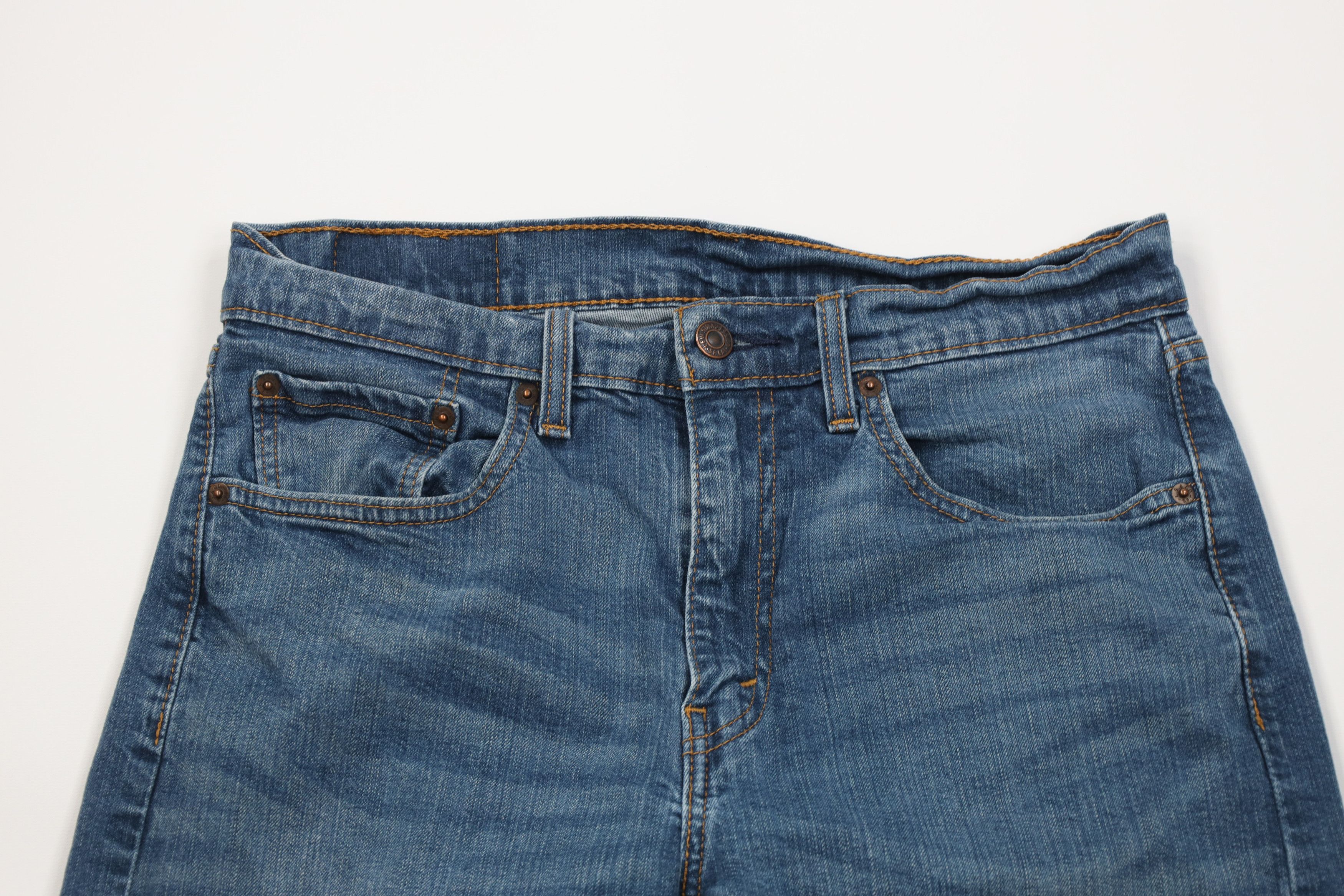 Levi's Vintage Y2K Levis 505 Regular Straight Leg Jeans Blue Size US 32 / EU 48 - 2 Thumbnail