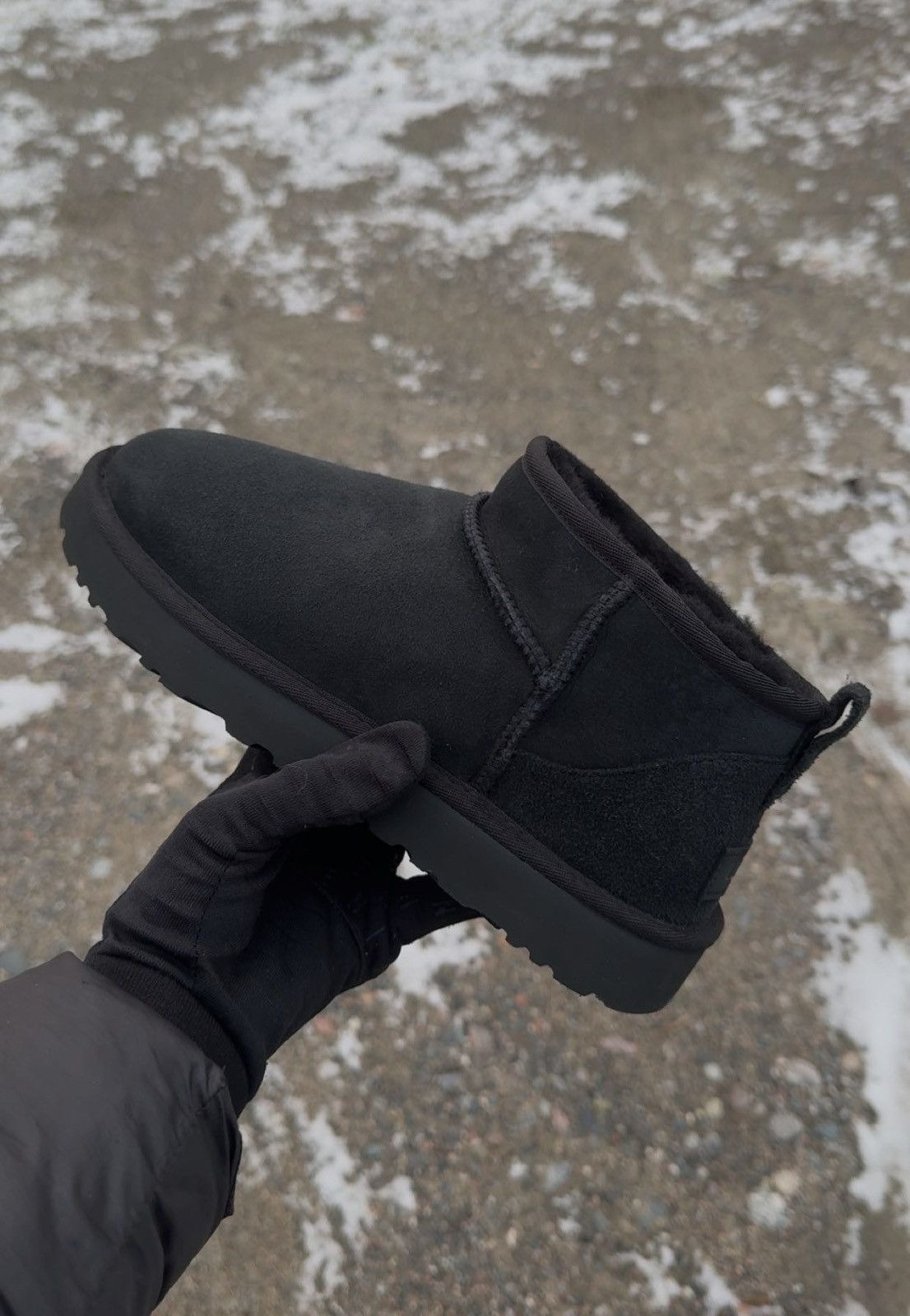 Ugg Women’s Black UGG Classic Mini Ultras, Size 9 Size US 9 / IT 39 - 1 Thumbnail