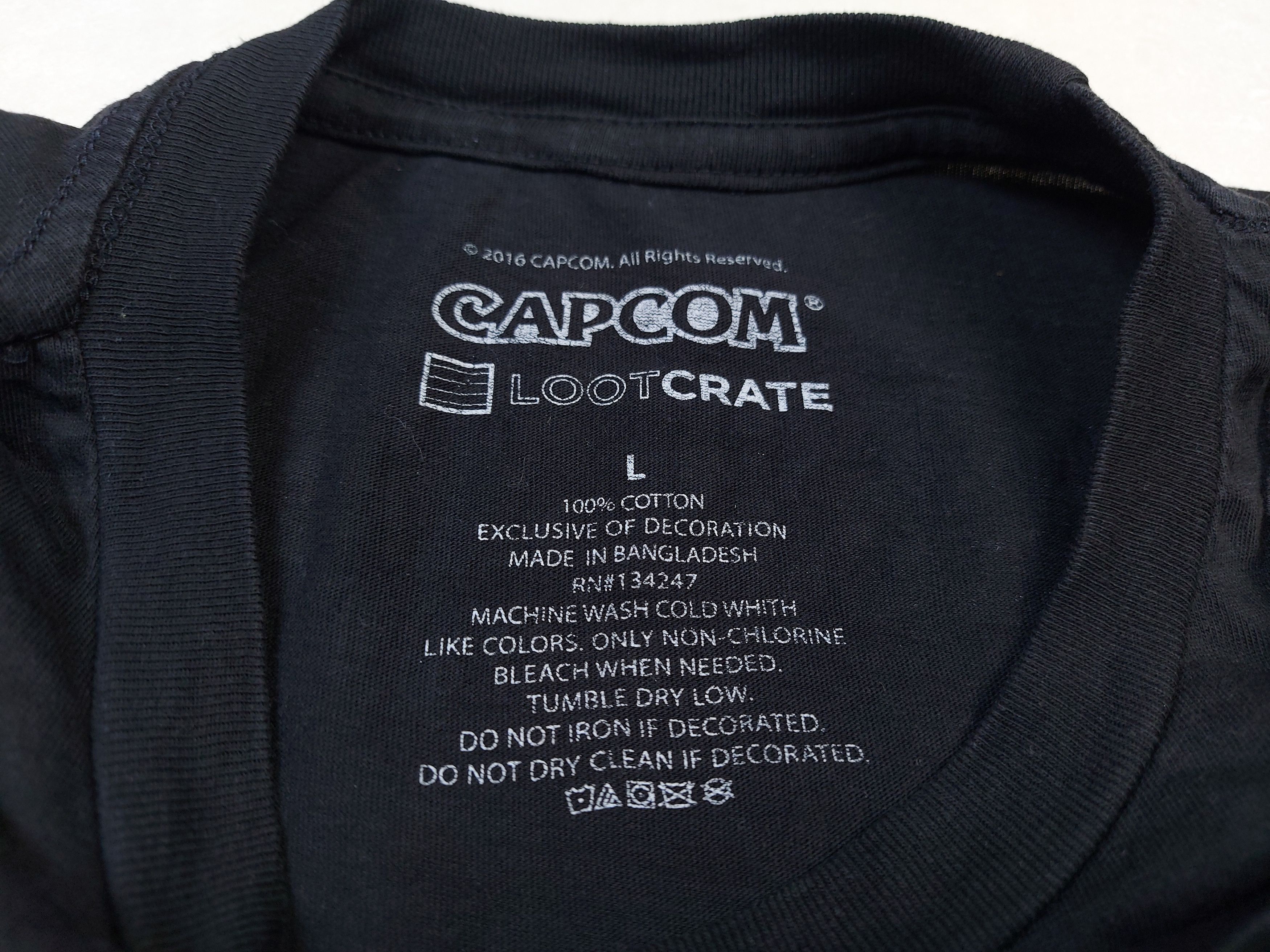 Playstation Official Capcom Resident Evil Biohazard PS4 2016 TEE Size US L / EU 52-54 / 3 - 9 Thumbnail