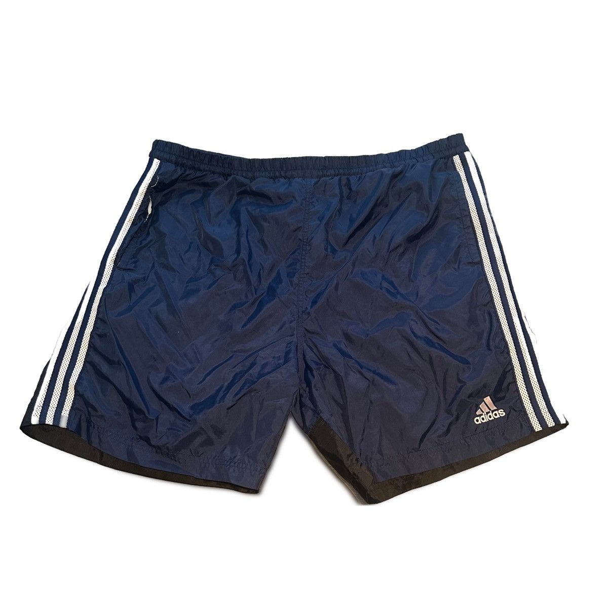 Adidas × Vintage VTG adidas Nylon and Knit Shorts Size US 38 / EU 54 - 1 Thumbnail
