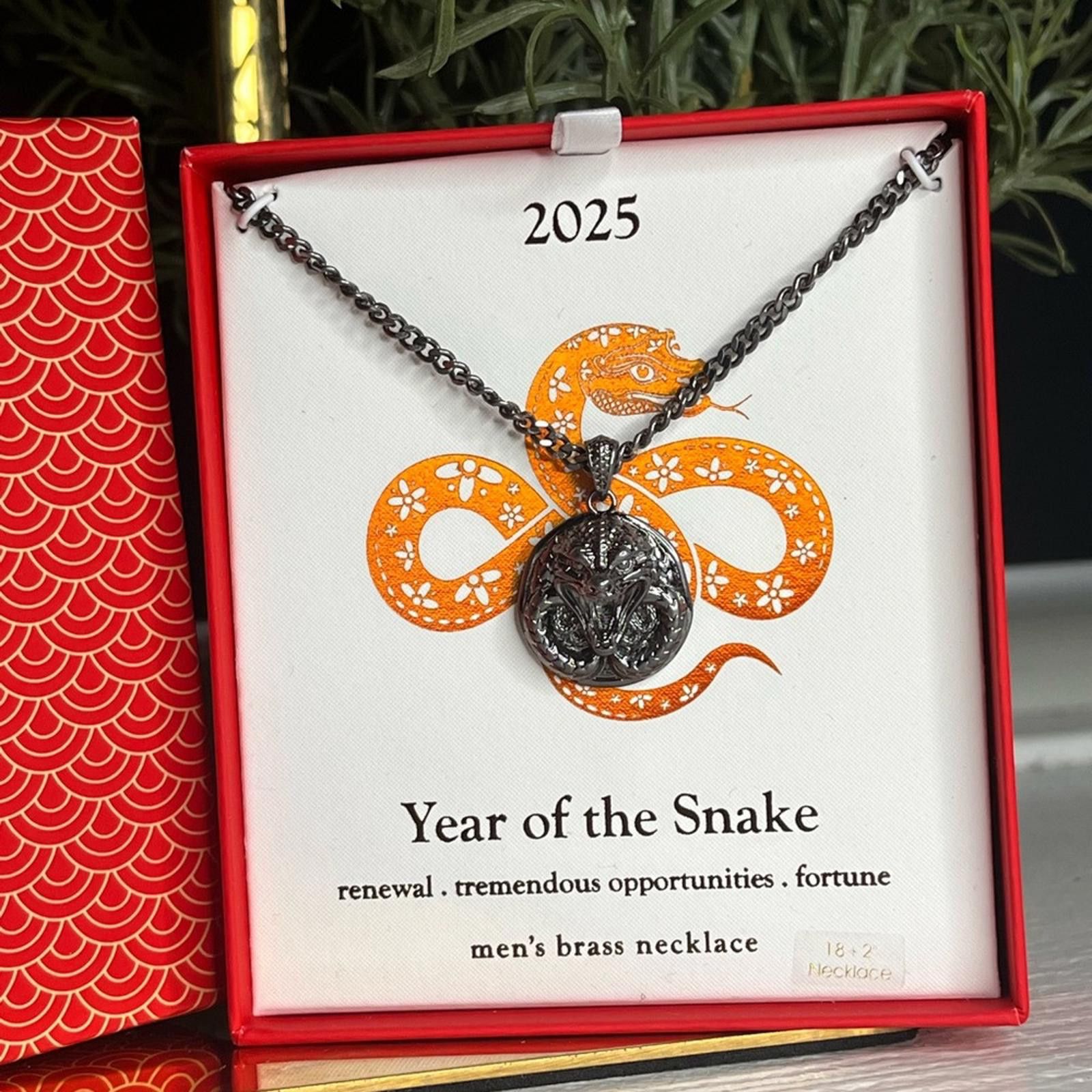 Designer Year Of The Snake Necklace NWT Size ONE SIZE - 2 Thumbnail