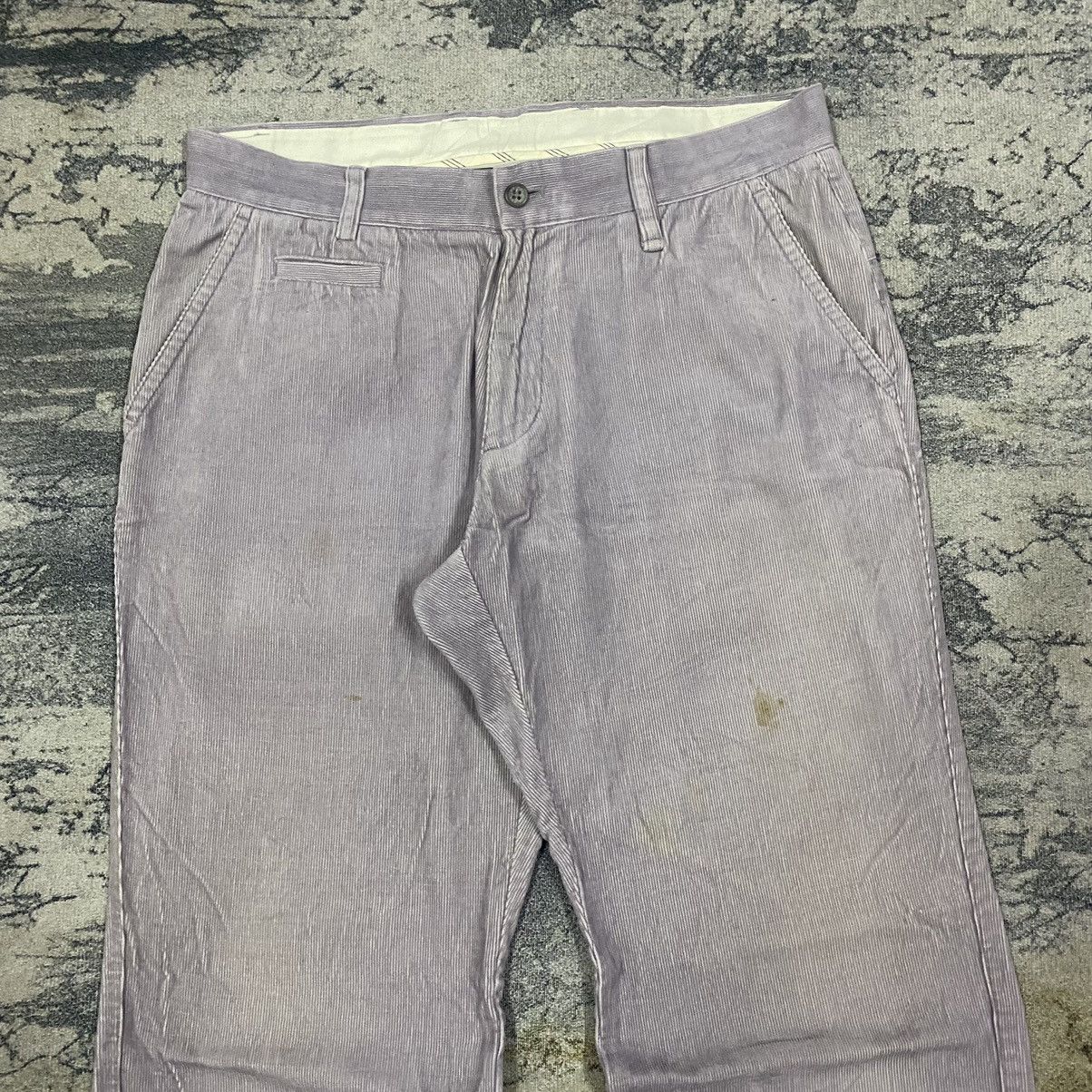 Vintage Vintage Adidas Purple Buckle Back Baggy Corduroy Pants Size US 33 - 2 Thumbnail