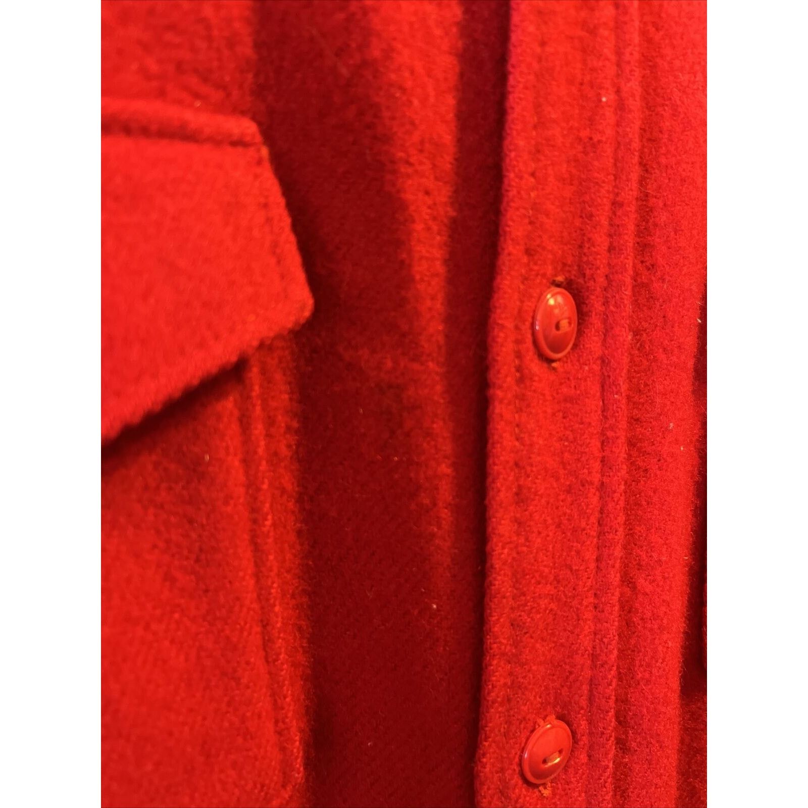 Woolrich Woolen Mills Woolrich Vintage Mens 16 Red Wool Western Distressed Flannel Size US L / EU 52-54 / 3 - 8 Thumbnail