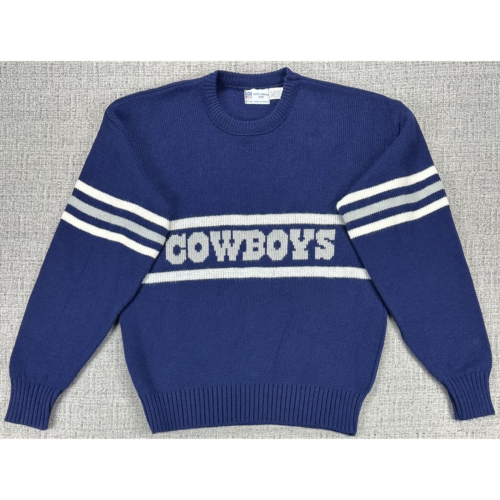 Other Dallas Cowboys Sweater Small Blue NFL Cliff Engle 90s USA Size US S / EU 44-46 / 1 - 1 Thumbnail