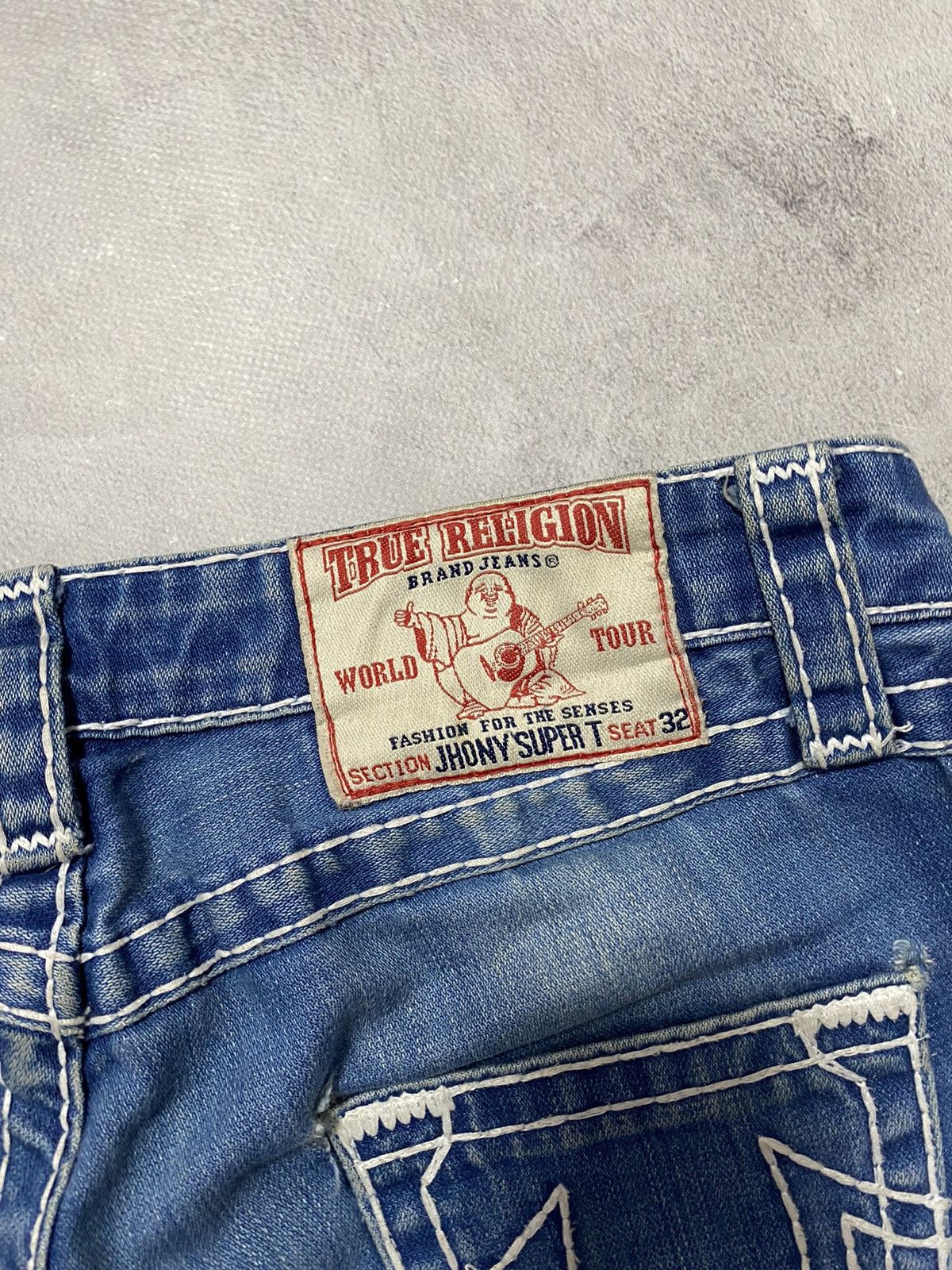 True Religion × Vintage Vintage Jeans Pants True Religion Jhony Super T SLIM-FIT /32 Size US 32 / EU 48 - 12 Thumbnail