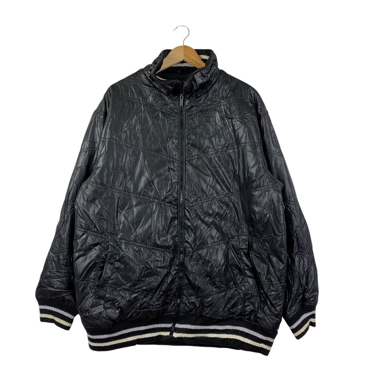 Converse Vintage Converse Quilted Bomber Jacket Black Size US XXL / EU 58 / 5 - 1 Thumbnail