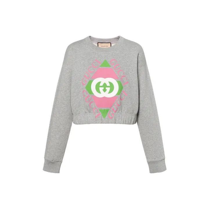 Gucci Gucci FW22 Logo Graphic Sweatshirt for Women-2507 Size XS / US 0-2 / IT 36-38 - 7 Thumbnail