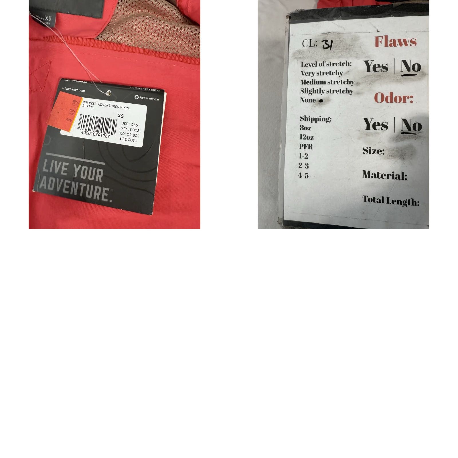 Eddie Bauer Eddie Bauer Womens Vest XS Front Pocket Sleeveless Zipper Pink Coral Size XS Casual Outdoors"} Size XS / US 0-2 / IT 36-38 - 8 Thumbnail