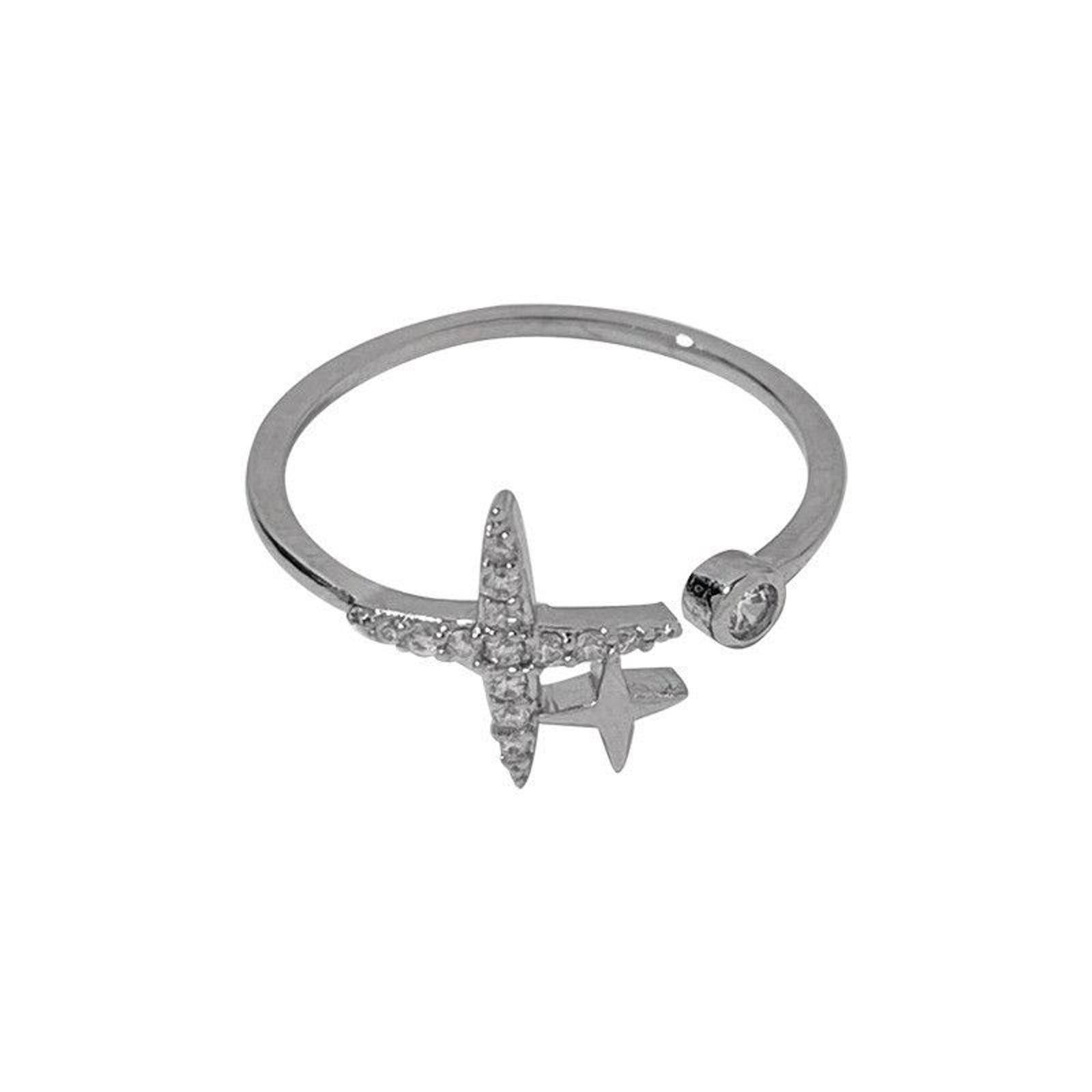 Jewelry Silver Rhinestones STAR Ring Size ONE SIZE - 5 Thumbnail