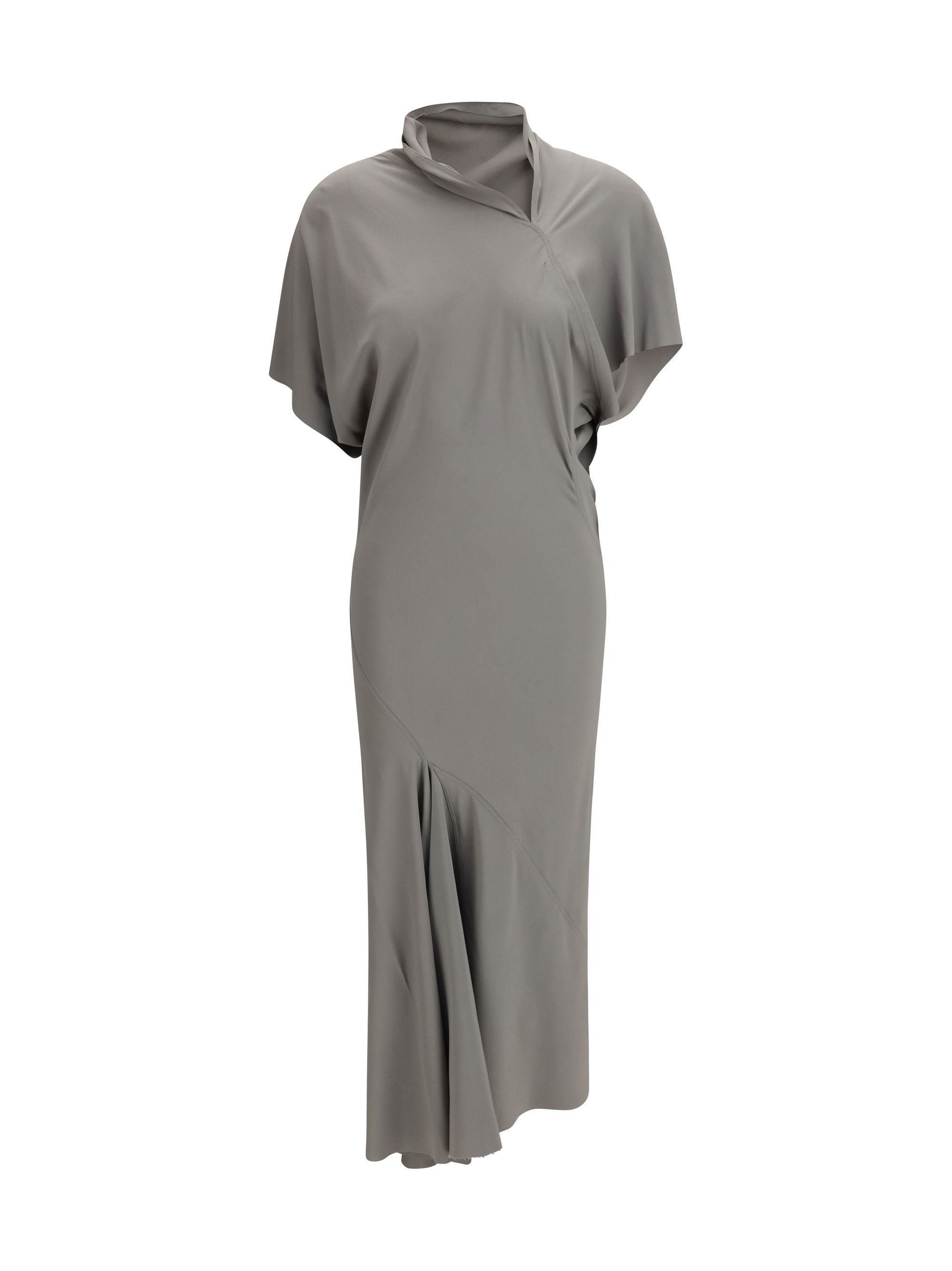 Rick Owens Asymmetrical midi Dress Size M / US 6-8 / IT 42-44 - 1 Thumbnail
