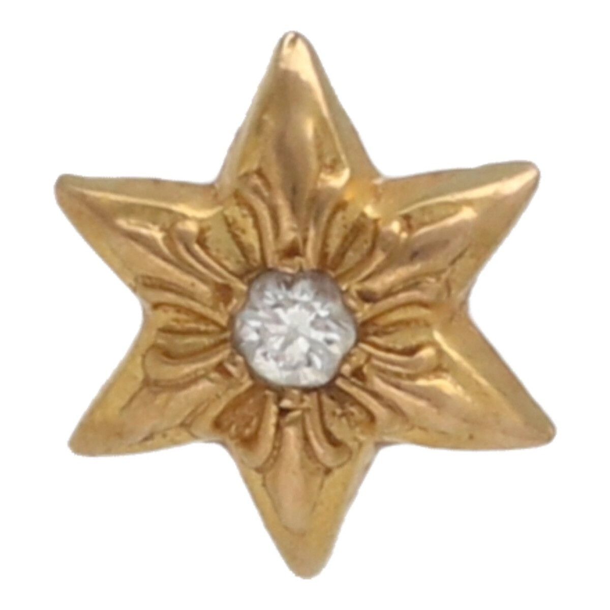 Chrome Hearts Chrome Hearts 22K Gold stud Star Earring Size ONE SIZE - 2 Thumbnail