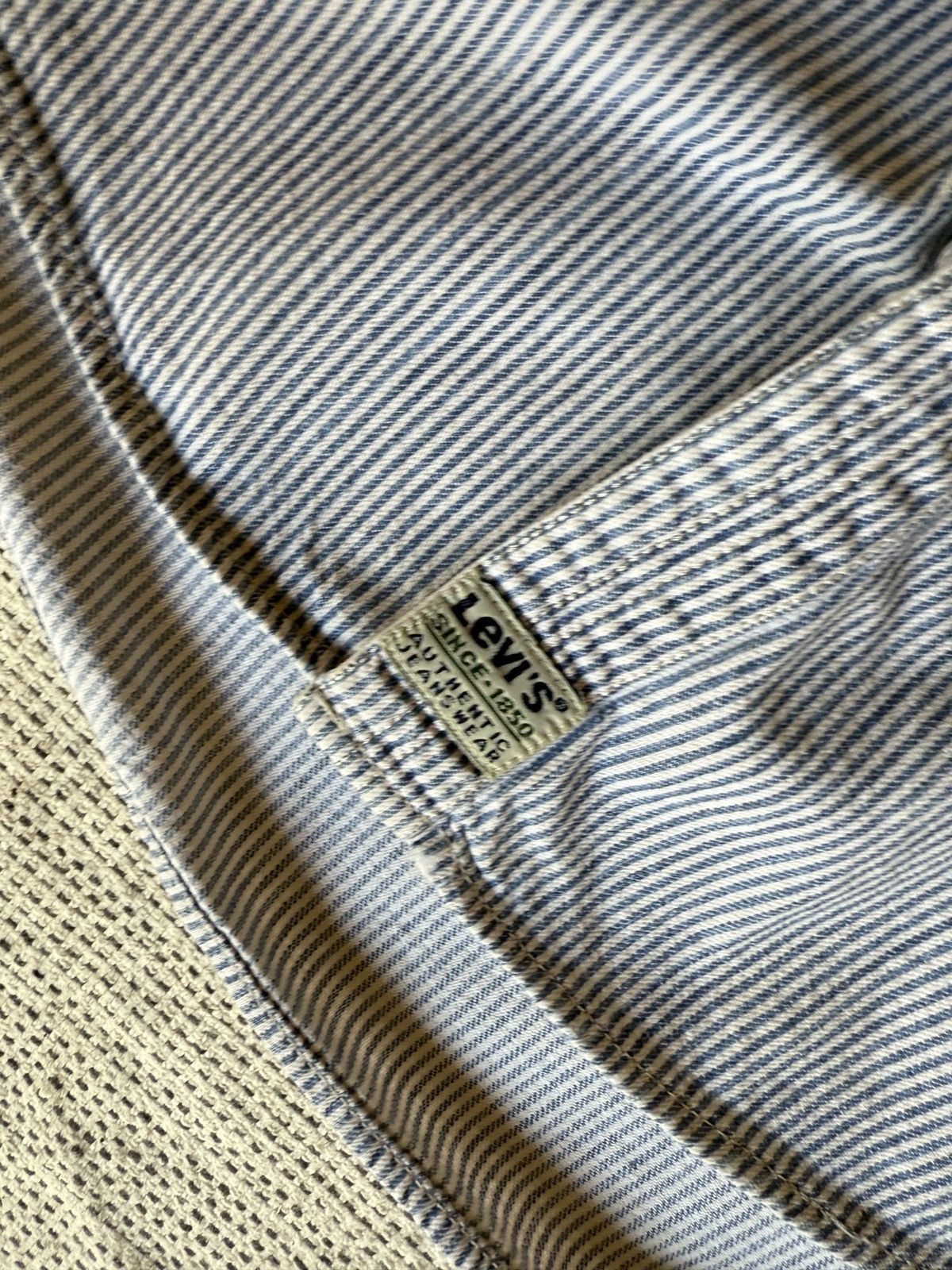 Levi's Levi's Strauss striped Authentic Jeans Wear shirt Size US L / EU 52-54 / 3 - 8 Thumbnail
