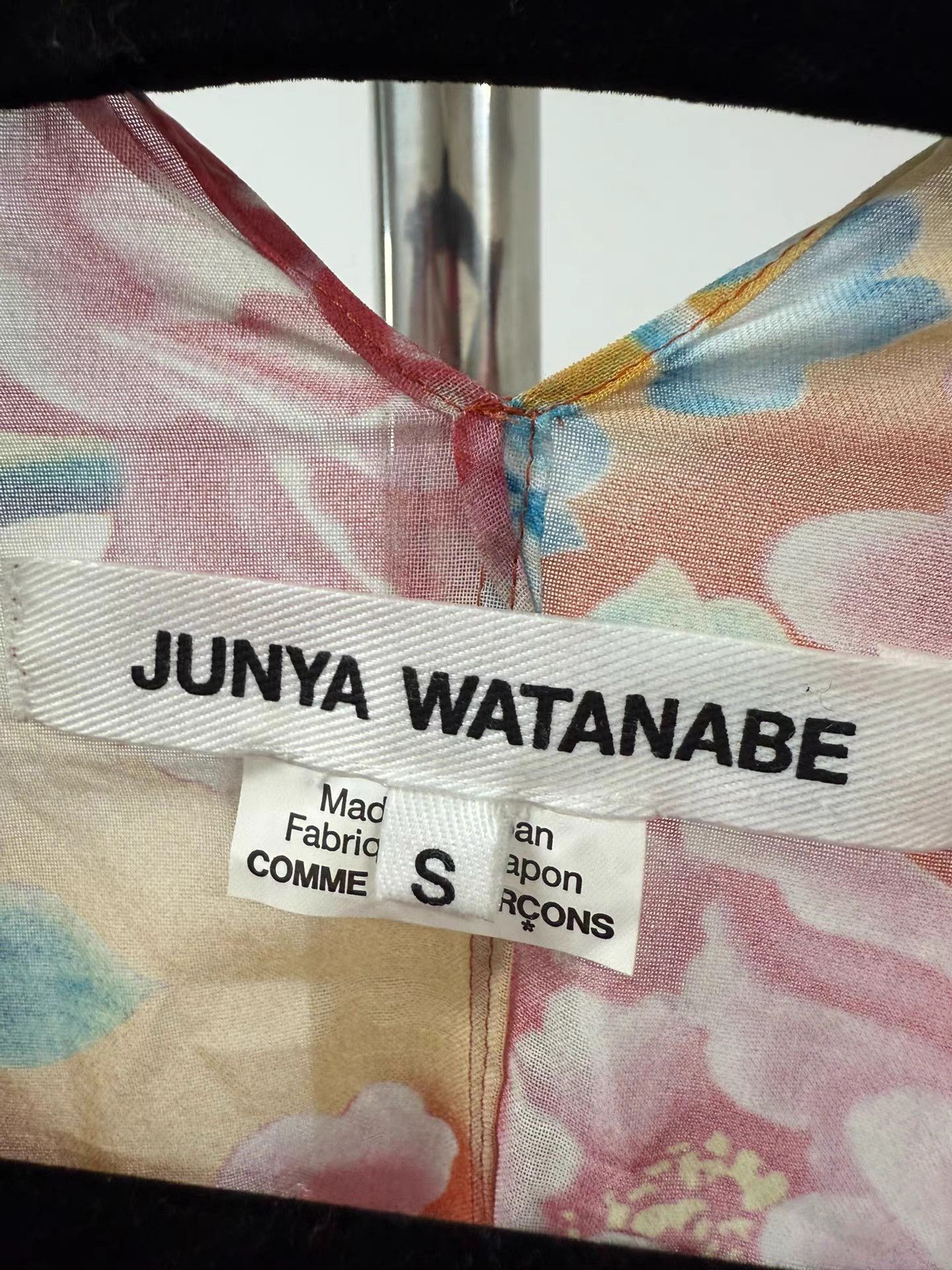 Junya Watanabe Junya Watanabe CDG Chinese Floral Sheer Shirt K20 Size US S / EU 44-46 / 1 - 4 Thumbnail