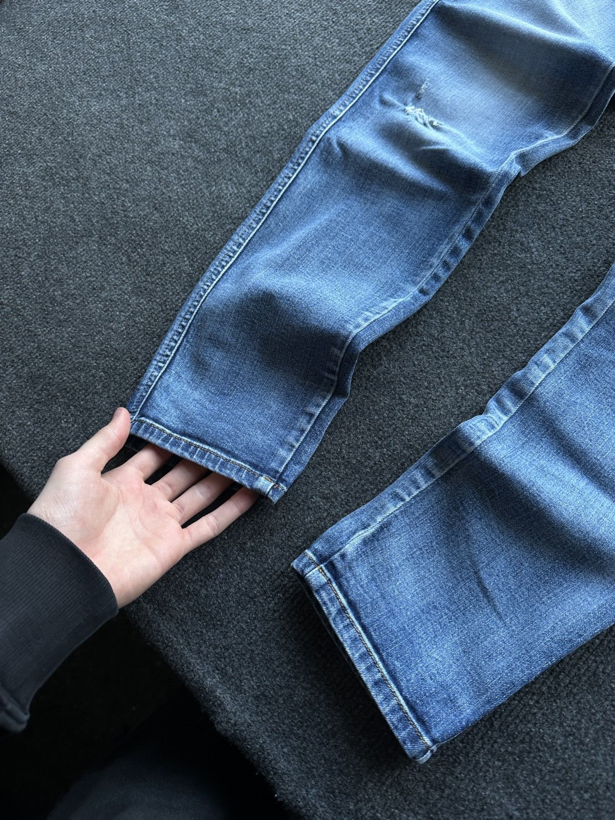 Diesel 🚨 DIESEL AVANT GARDE GOTHIC WOMEN JEANS LOGO IFSIXWASNINE Size 28" / US 6 / IT 42 - 3 Thumbnail
