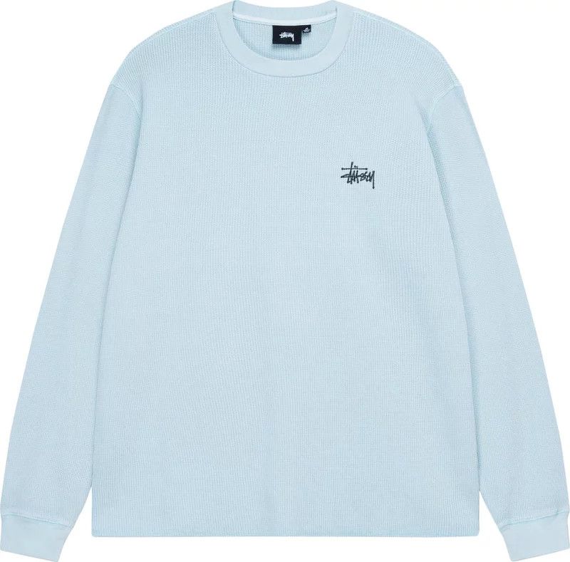 Stussy Stussy Basic Stock Long-Sleeve Thermal 'Light Blue' Size US XXL / EU 58 / 5 - 1 Thumbnail