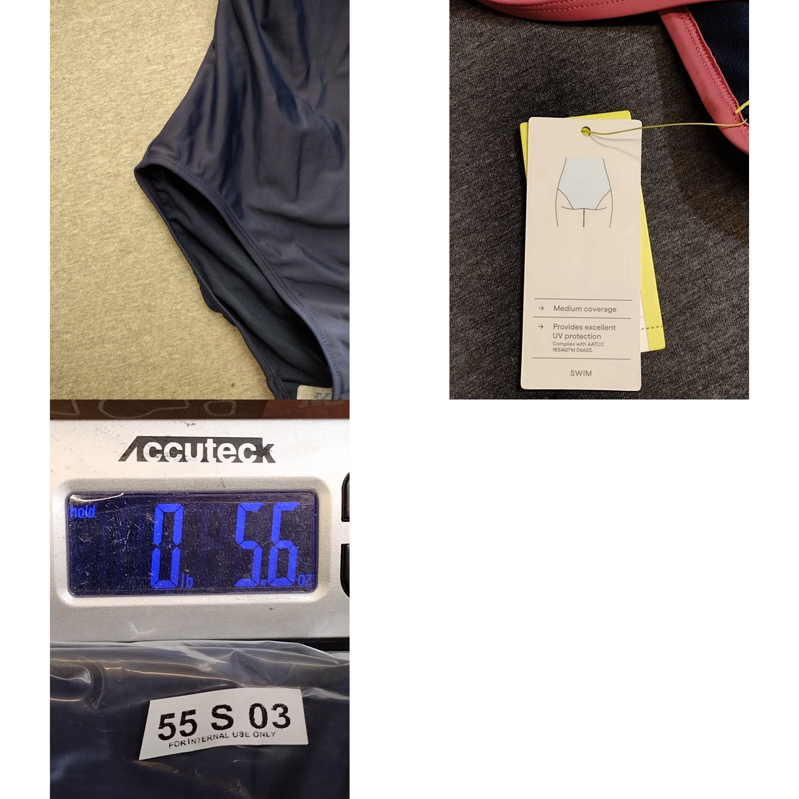 Vintage All In Motion Women's Navy/Pink One Piece Swimsuit Padded S Racerback Beachwear - Vintage? No, Regular Size S Size ONE SIZE - 8 Thumbnail