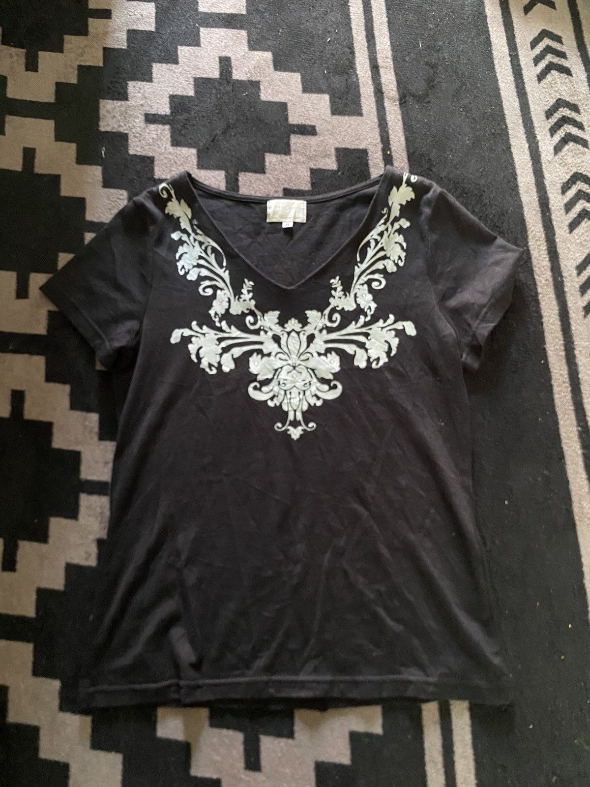 If Six Was Nine × Japanese Brand × Le Grande Bleu (L.G.B.) Emma james black vkei tshirt Size US M / EU 48-50 / 2 - 1 Thumbnail