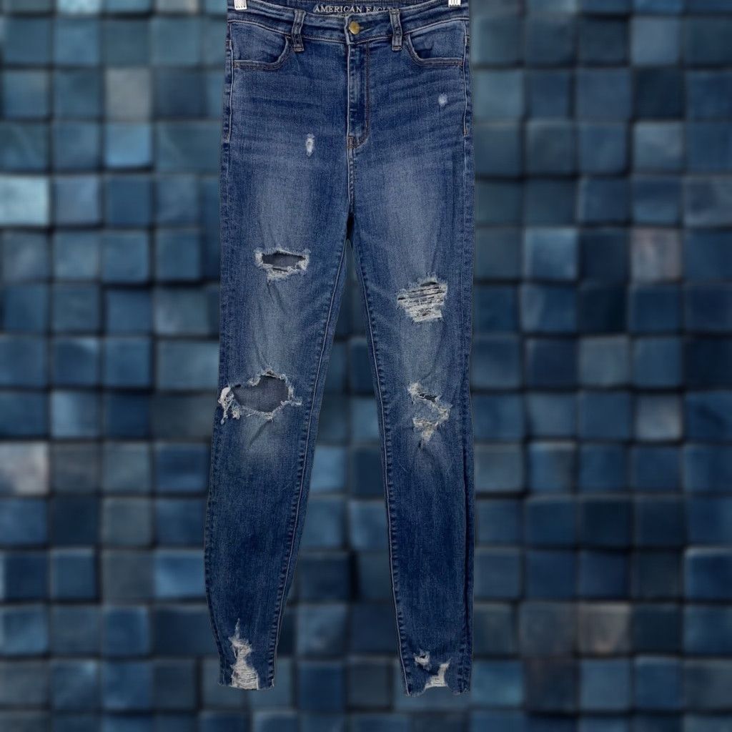 American Eagle Jegging Womens Jeans Size High Rise Super Stretch