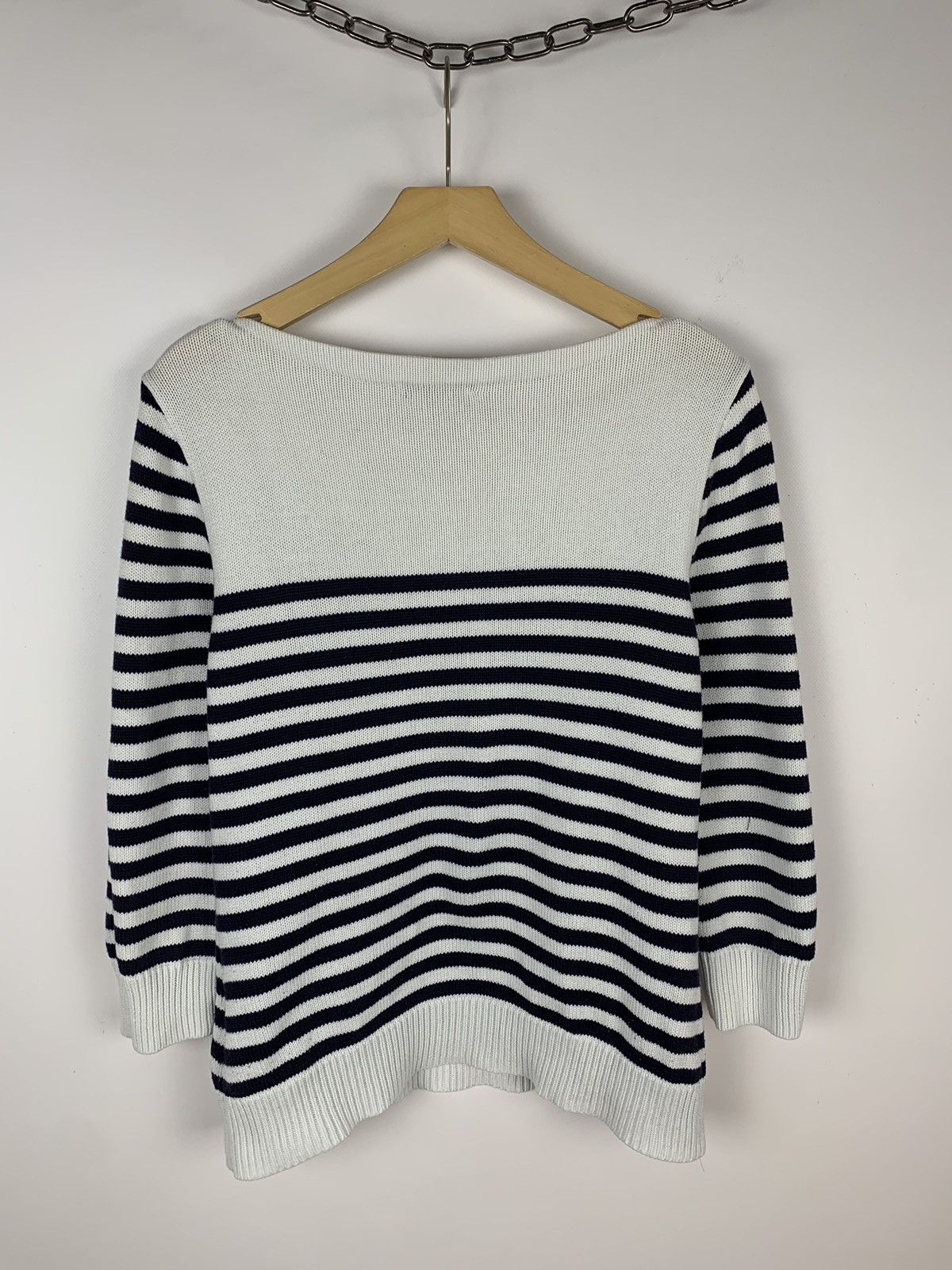 Lauren Ralph Lauren Lauren Jeans Company Ralph Lauren Knit Striped Sweater Sz M Size M / US 6-8 / IT 42-44 - 13 Thumbnail