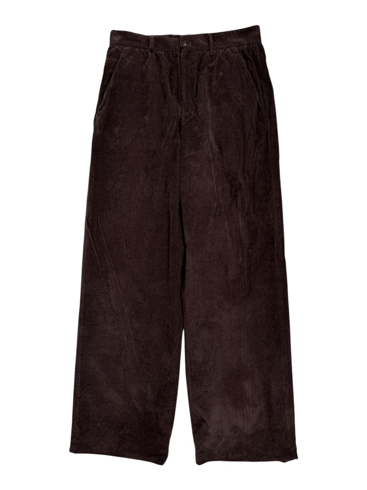 Miu Miu Fall 1999 Wide Leg Corduroy Trousers Size US 30 / EU 46 - 1 Thumbnail