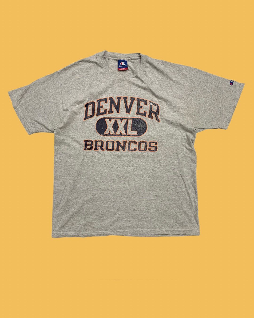 Champion Vintage Denver Broncos Football Team NFL T-shirt Promo Size US XL / EU 56 / 4 - 1 Thumbnail