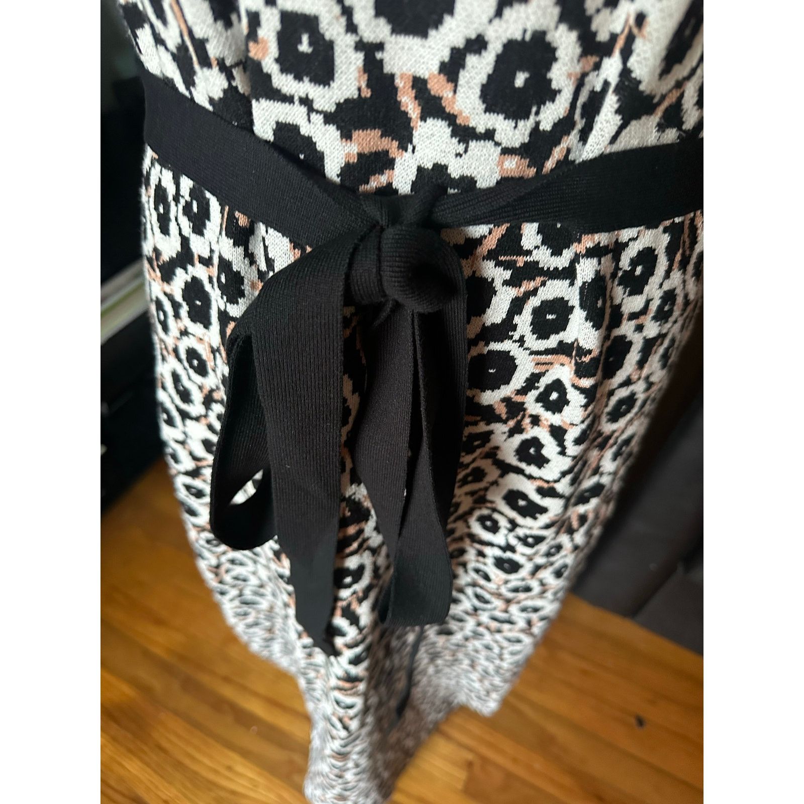 Diane von Furstenberg Diane von Furstenberg Target Halter Tie knit Midi Dress. Size L / US 10 / IT 46 - 3 Thumbnail