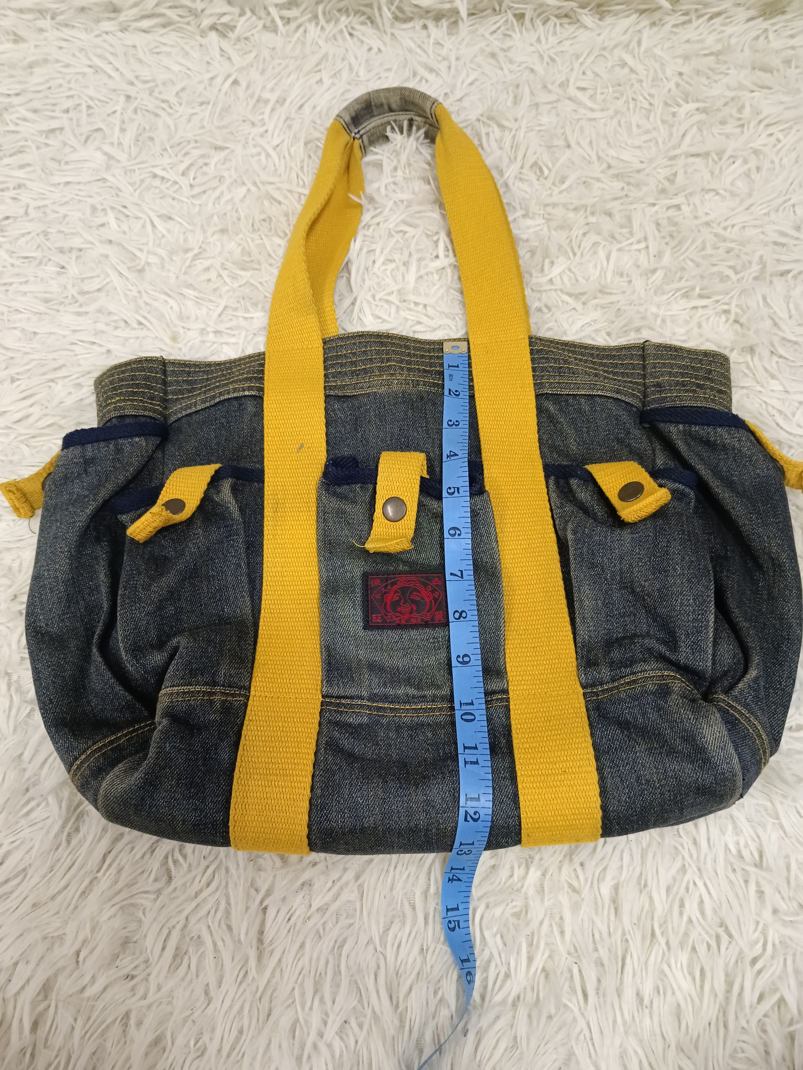 Evisu EVISU DENIM MULTIPOCKET CUSTOM MADE TOTE Size ONE SIZE - 5 Thumbnail