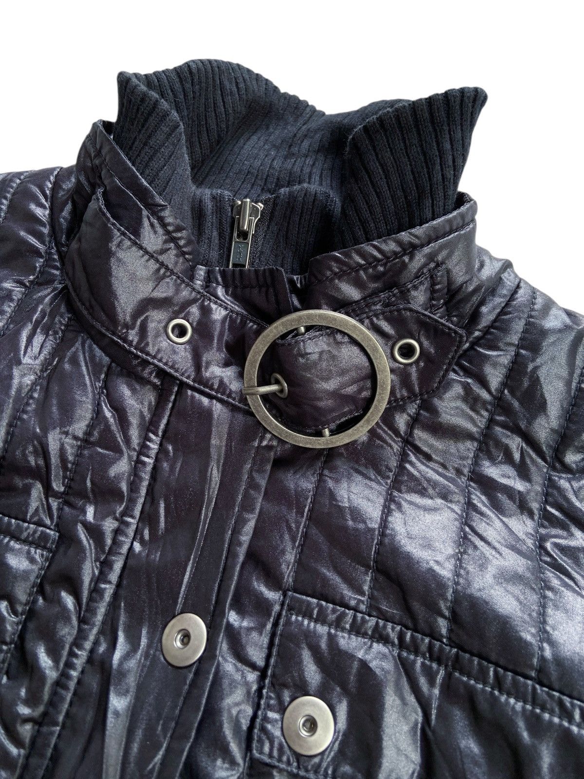 Japanese Brand MINI CHOPPER CAR BLACK CASUAL ZIP JACKET Size US S / EU 44-46 / 1 - 8 Thumbnail
