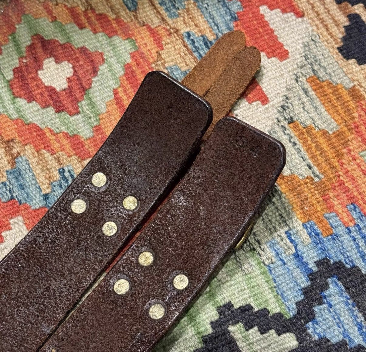 Polo Ralph Lauren Ralph Lauren Polo RL Double Buckle Belt K22 Size 34 - 5 Thumbnail