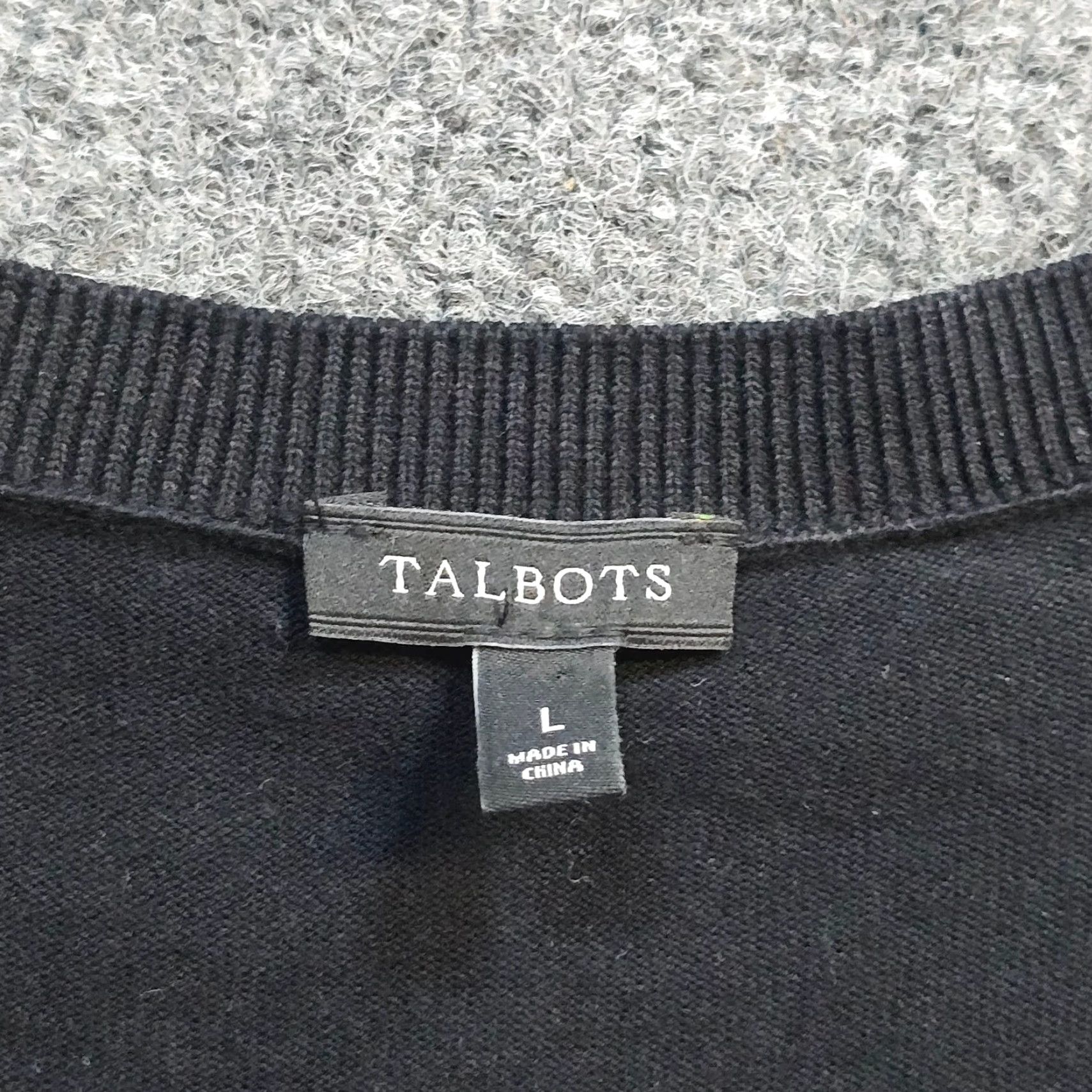Talbots Talbots Cardigan Womens Large Black Lace Sweater Button Long Sleeve Layer Career Size L / US 10 / IT 46 - 3 Thumbnail